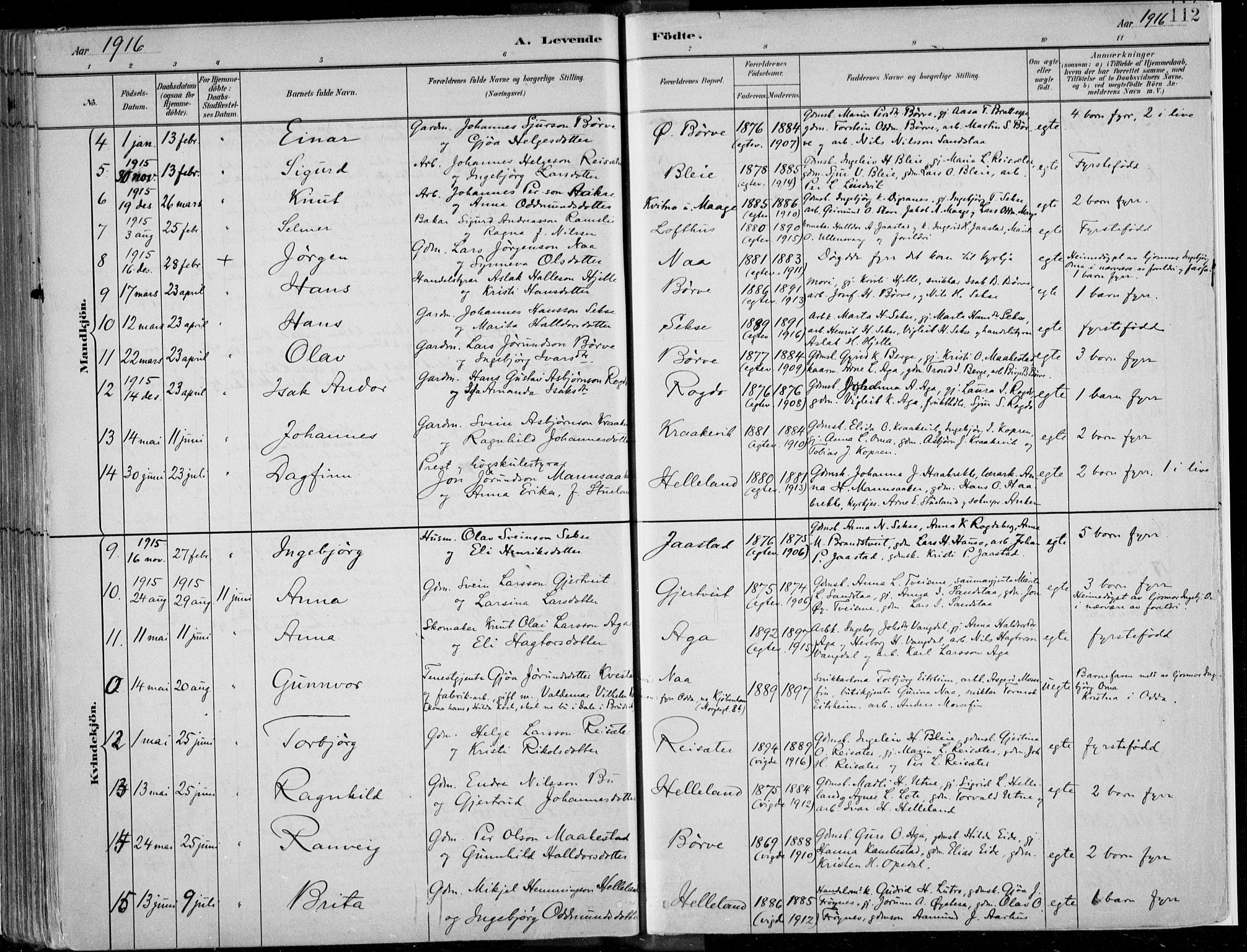 Ullensvang sokneprestembete, AV/SAB-A-78701/H/Haa: Parish register (official) no. B  1, 1882-1918, p. 112