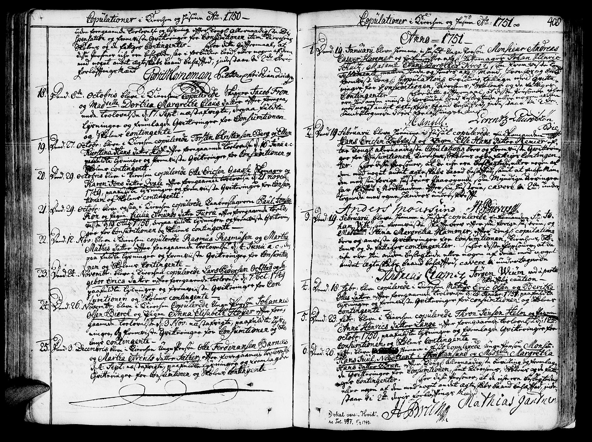 Ministerialprotokoller, klokkerbøker og fødselsregistre - Sør-Trøndelag, SAT/A-1456/602/L0103: Parish register (official) no. 602A01, 1732-1774, p. 408