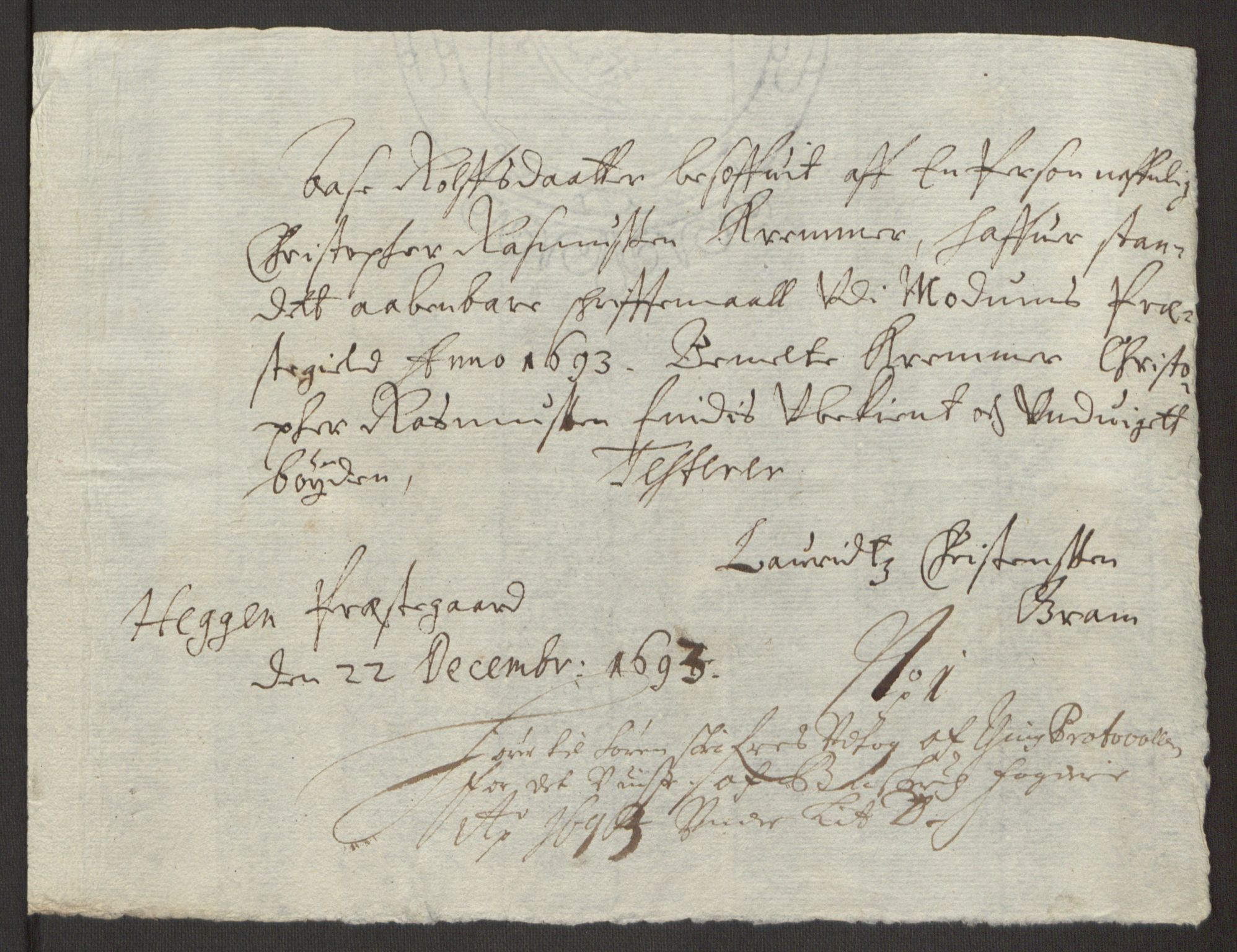 Rentekammeret inntil 1814, Reviderte regnskaper, Fogderegnskap, AV/RA-EA-4092/R25/L1682: Fogderegnskap Buskerud, 1693, p. 46