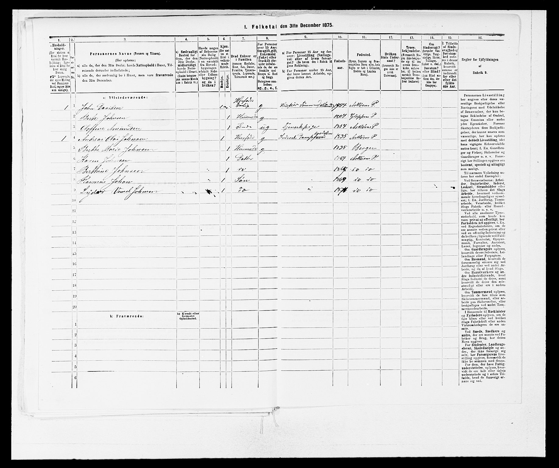 SAB, 1875 census for 1247P Askøy, 1875, p. 981