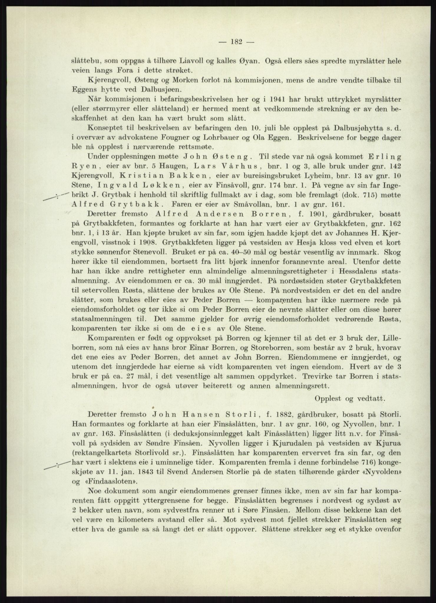 Høyfjellskommisjonen, AV/RA-S-1546/X/Xa/L0001: Nr. 1-33, 1909-1953, p. 4458