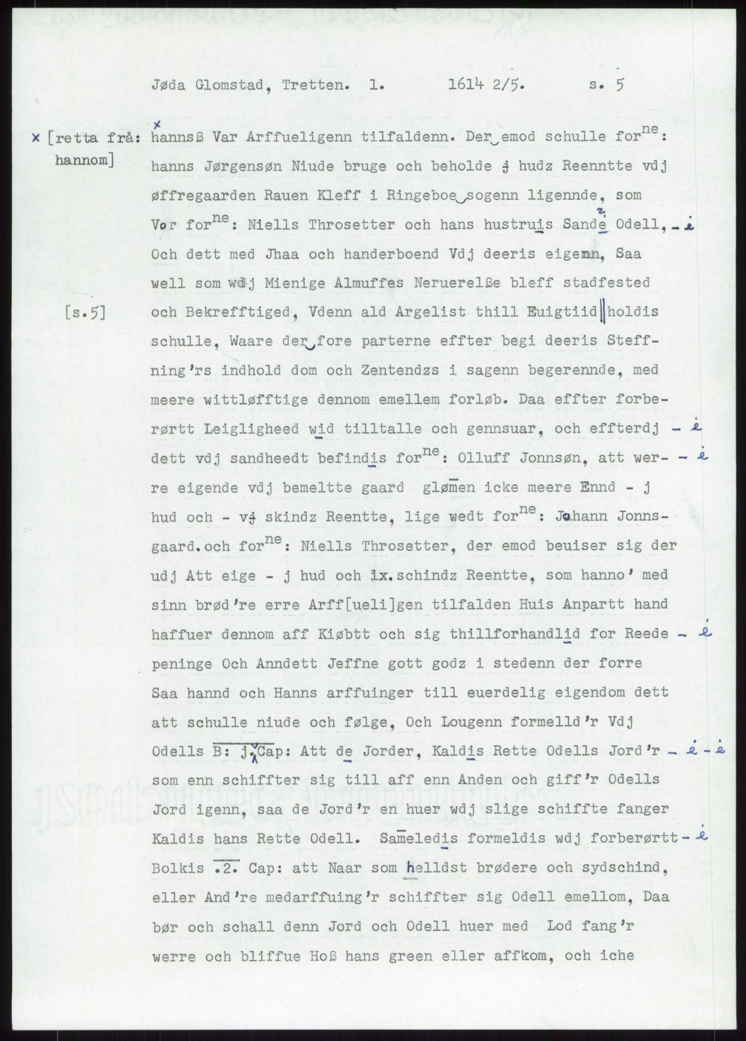 Samlinger til kildeutgivelse, Diplomavskriftsamlingen, AV/RA-EA-4053/H/Ha, p. 2277