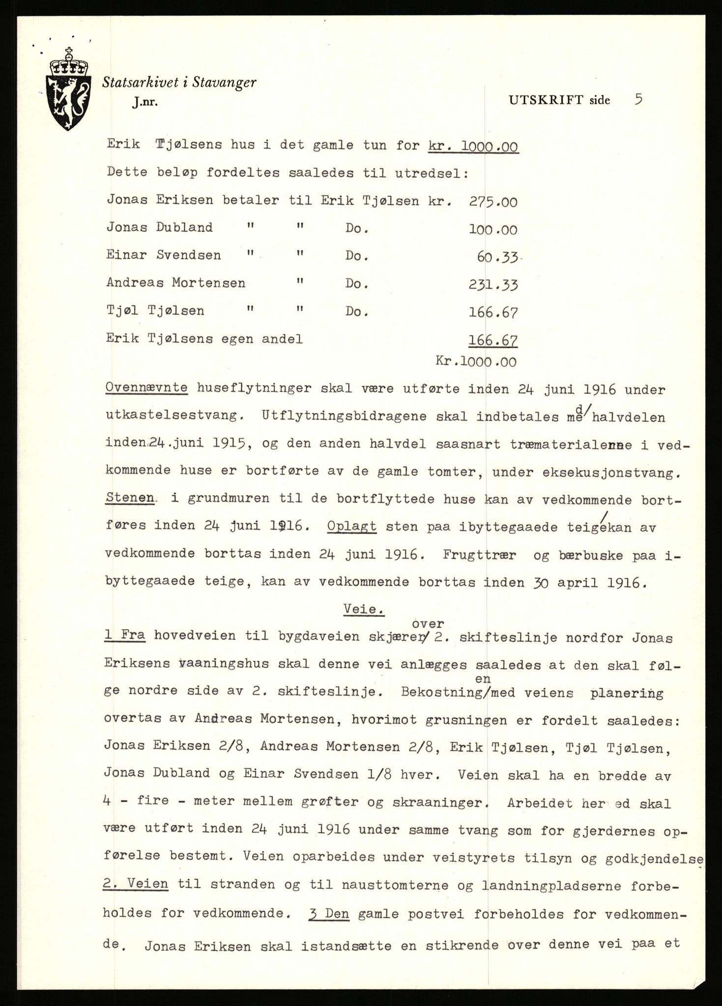 Statsarkivet i Stavanger, SAST/A-101971/03/Y/Yj/L0100: Avskrifter sortert etter gårdsnavn: Ålgård - Årsland, 1750-1930, p. 648