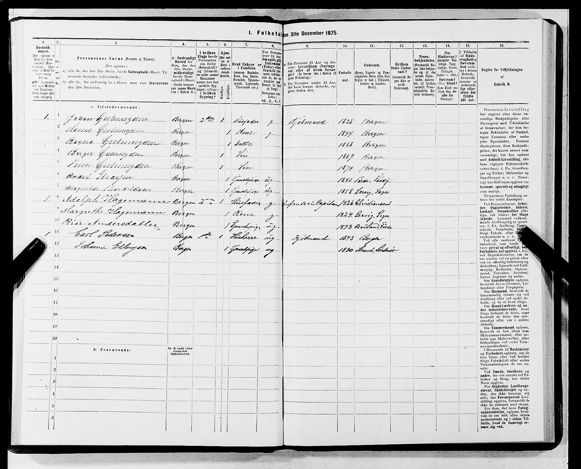 SAB, 1875 census for 1301 Bergen, 1875, p. 3651