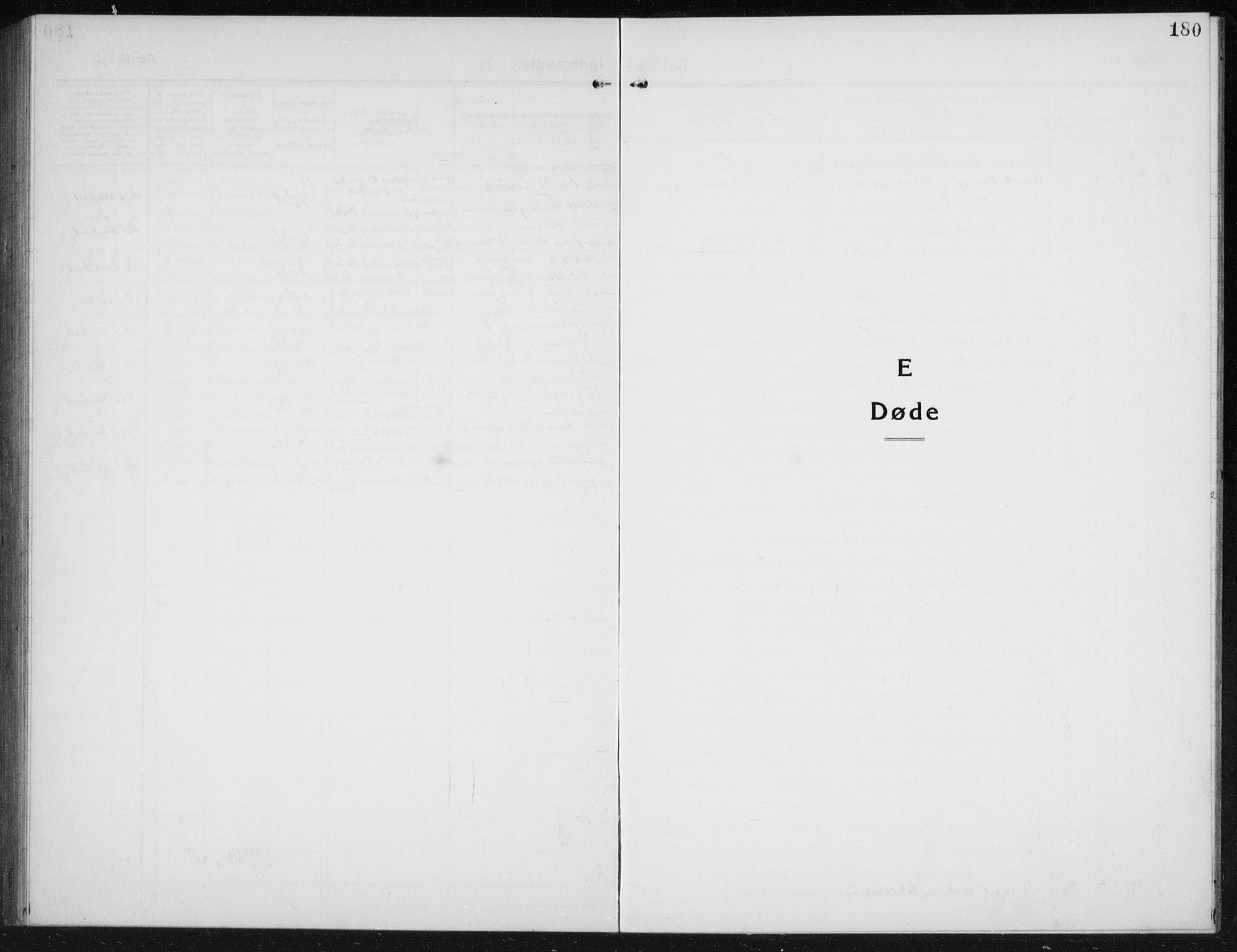 Kvinesdal sokneprestkontor, SAK/1111-0026/F/Fb/Fbb/L0004: Parish register (copy) no. B 4, 1917-1938, p. 180