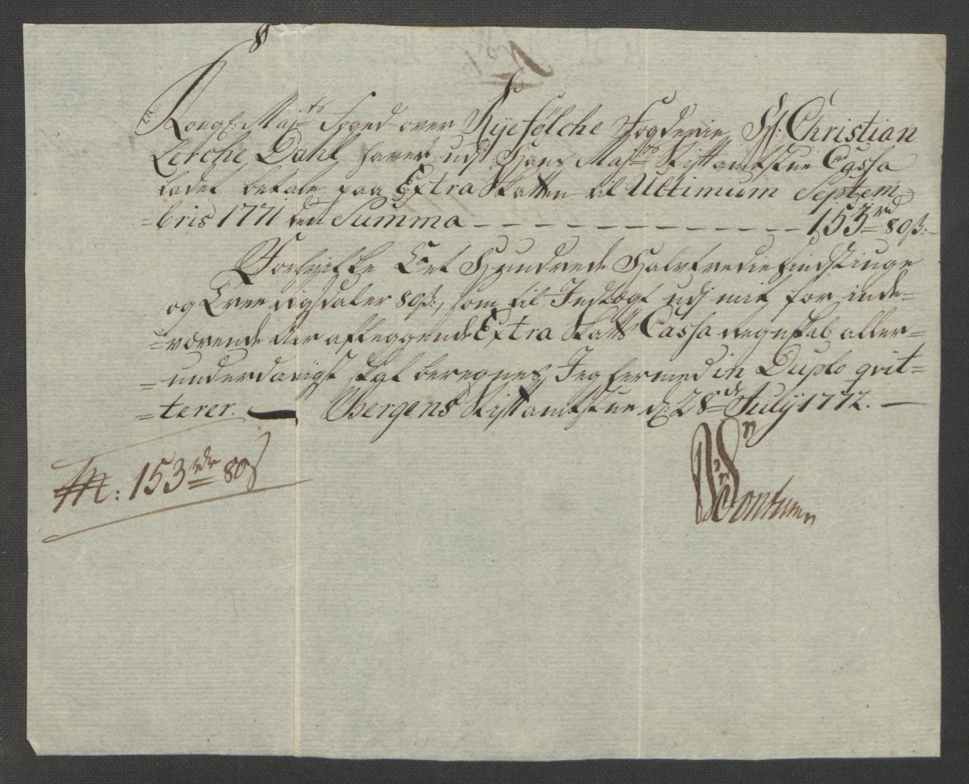 Rentekammeret inntil 1814, Reviderte regnskaper, Fogderegnskap, AV/RA-EA-4092/R47/L2972: Ekstraskatten Ryfylke, 1762-1780, p. 283