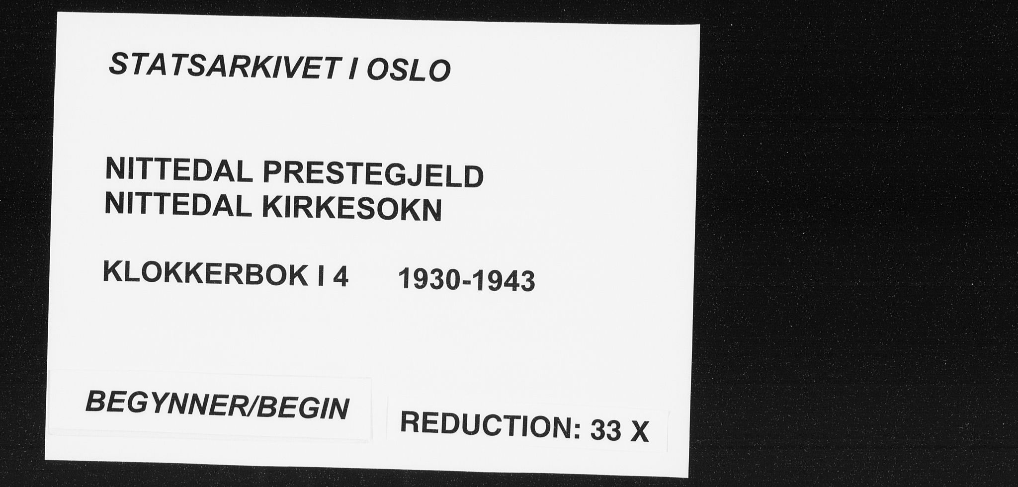 Nittedal prestekontor Kirkebøker, SAO/A-10365a/G/Ga/L0004: Parish register (copy) no. I 4, 1930-1943
