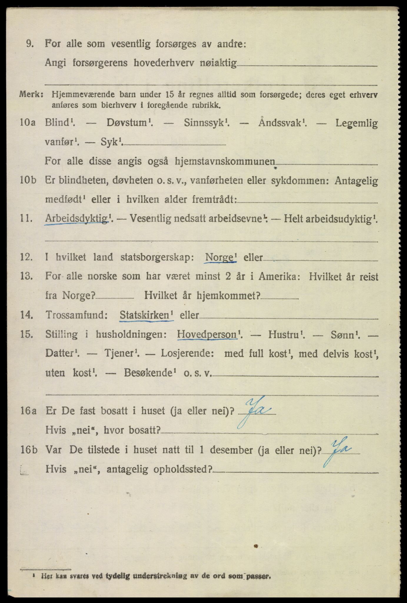 SAH, 1920 census for Hof, 1920, p. 7890