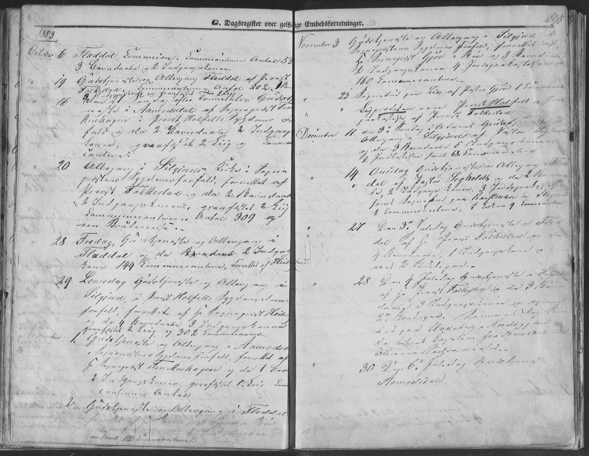 Seljord kirkebøker, SAKO/A-20/F/Fa/L012b: Parish register (official) no. I 12B, 1850-1865, p. 595