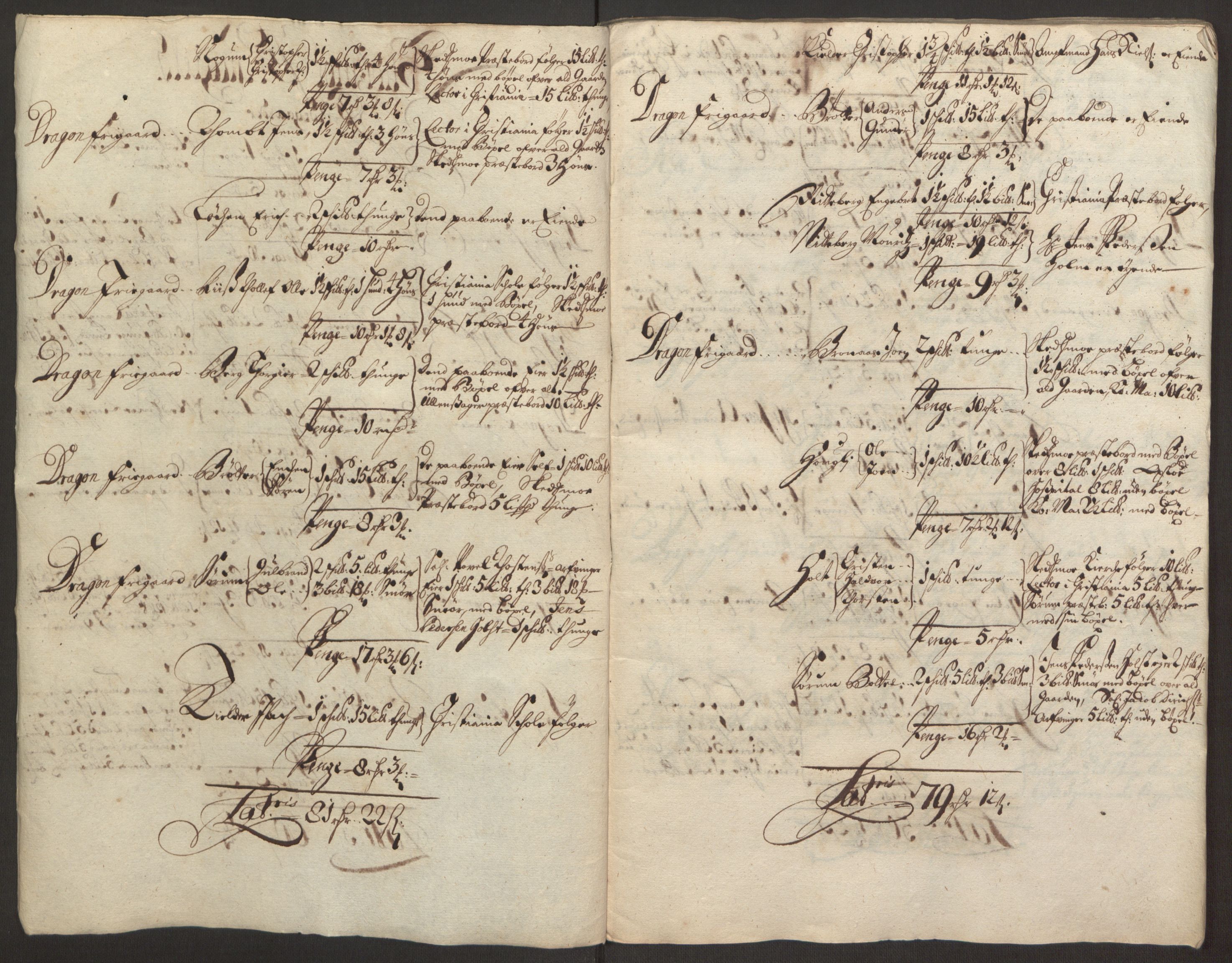 Rentekammeret inntil 1814, Reviderte regnskaper, Fogderegnskap, AV/RA-EA-4092/R11/L0579: Fogderegnskap Nedre Romerike, 1694-1695, p. 285