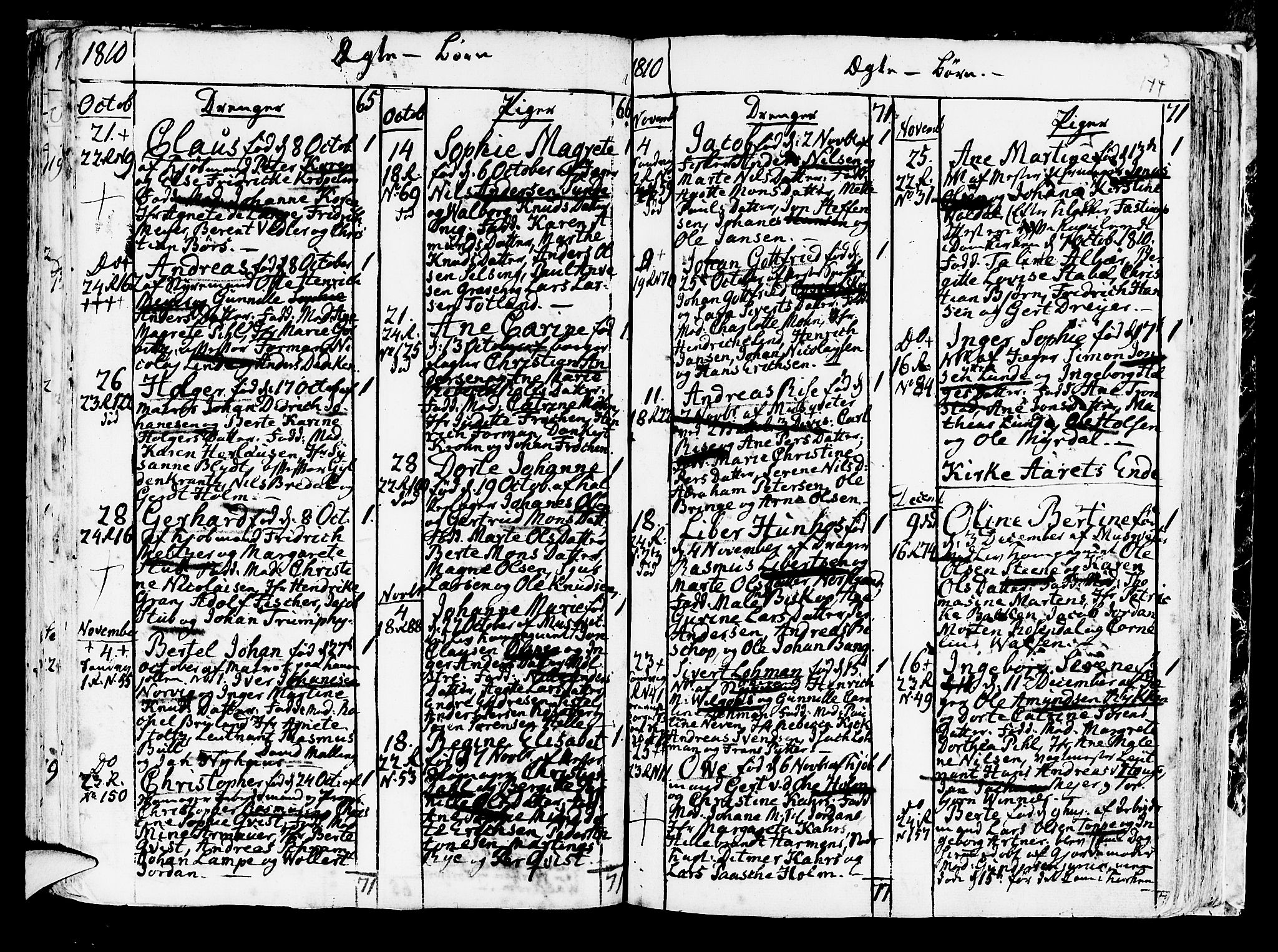 Korskirken sokneprestembete, SAB/A-76101/H/Haa/L0006: Parish register (official) no. A 6, 1790-1820, p. 144