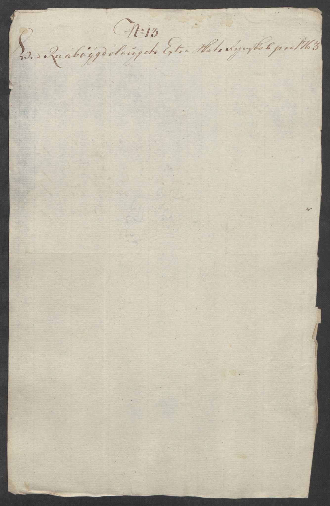 Rentekammeret inntil 1814, Reviderte regnskaper, Fogderegnskap, AV/RA-EA-4092/R40/L2517: Ekstraskatten Råbyggelag, 1762-1763, p. 317