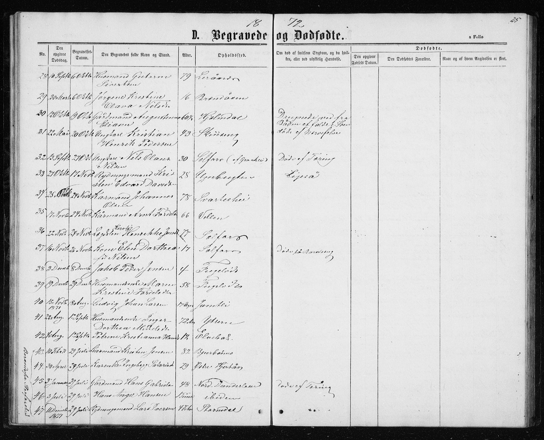 Ministerialprotokoller, klokkerbøker og fødselsregistre - Nordland, AV/SAT-A-1459/827/L0418: Parish register (copy) no. 827C07, 1863-1886, p. 25