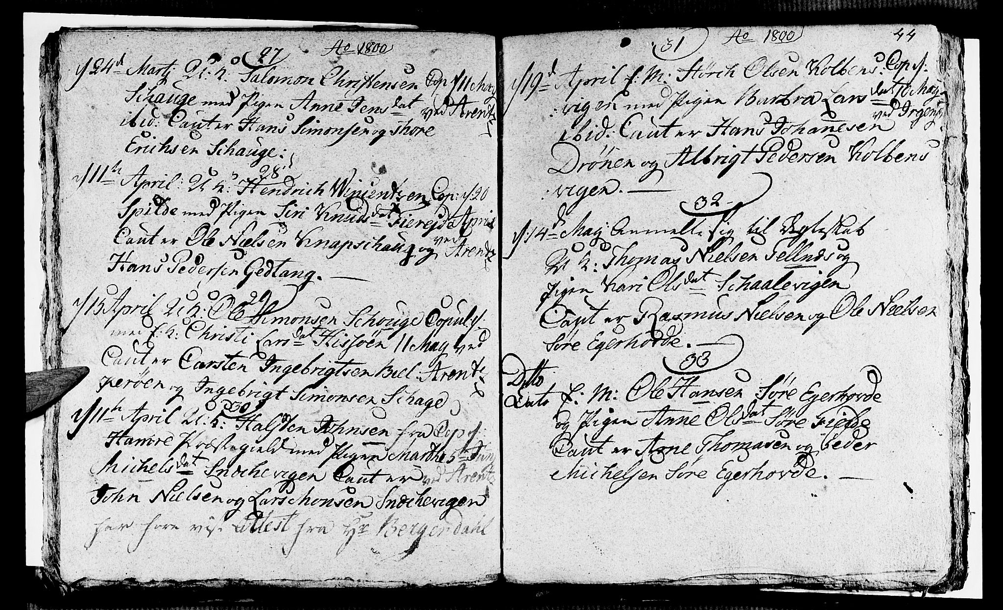 Sund sokneprestembete, SAB/A-99930: Parish register (official) no. A 8, 1788-1815, p. 44