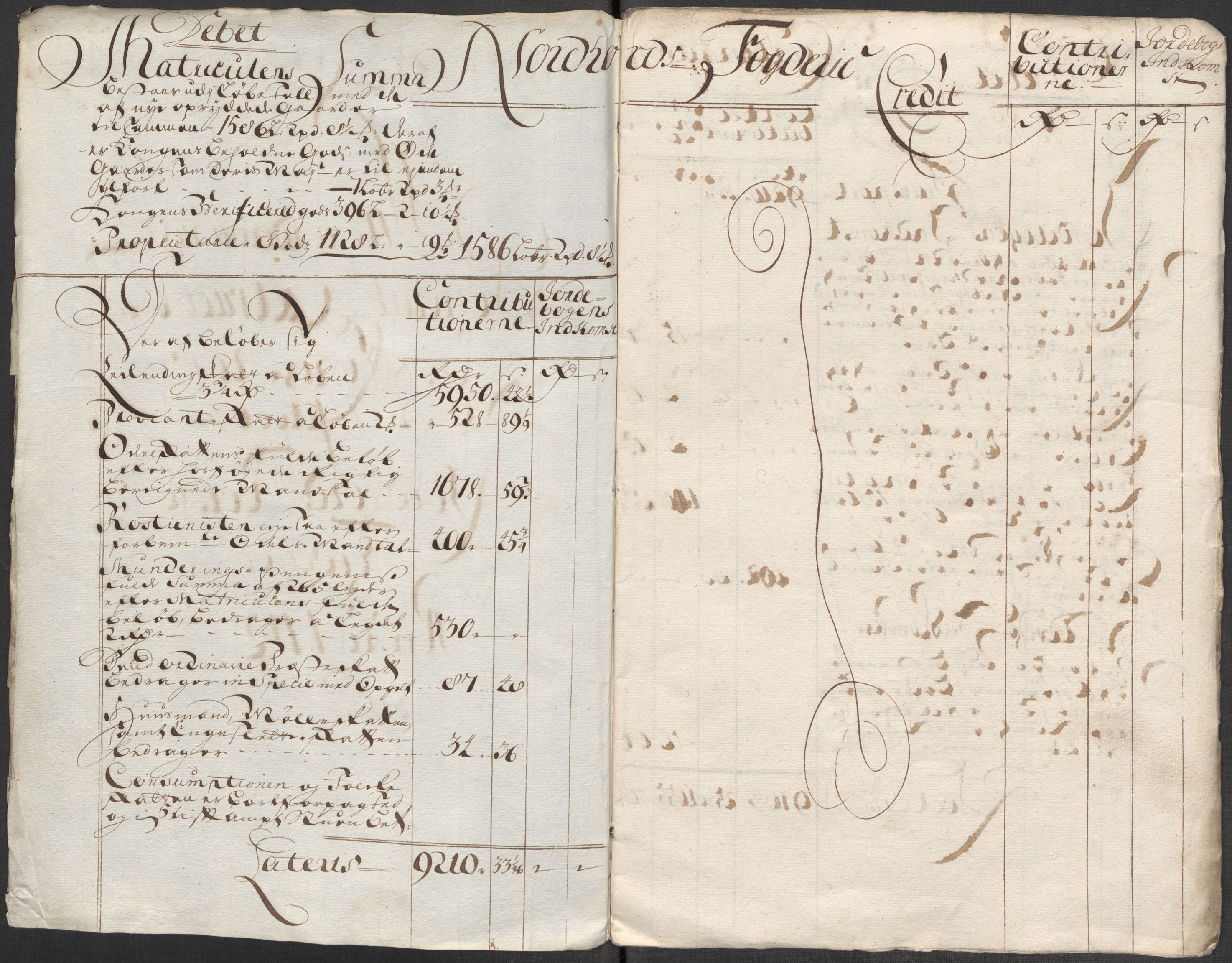 Rentekammeret inntil 1814, Reviderte regnskaper, Fogderegnskap, AV/RA-EA-4092/R51/L3194: Fogderegnskap Nordhordland og Voss, 1712, p. 16