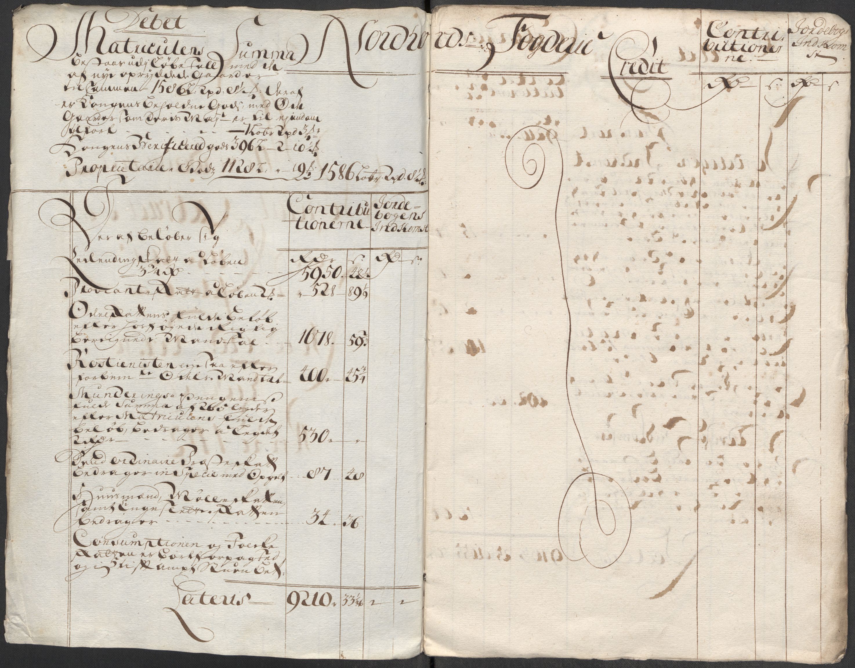 Rentekammeret inntil 1814, Reviderte regnskaper, Fogderegnskap, RA/EA-4092/R51/L3194: Fogderegnskap Nordhordland og Voss, 1712, p. 16