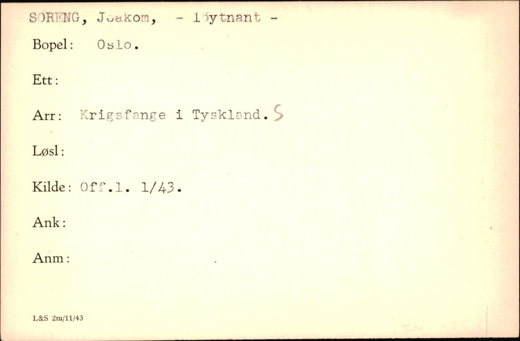 Forsvaret, Forsvarets krigshistoriske avdeling, AV/RA-RAFA-2017/Y/Yf/L0200: II-C-11-2102  -  Norske krigsfanger i Tyskland, 1940-1945, p. 1032