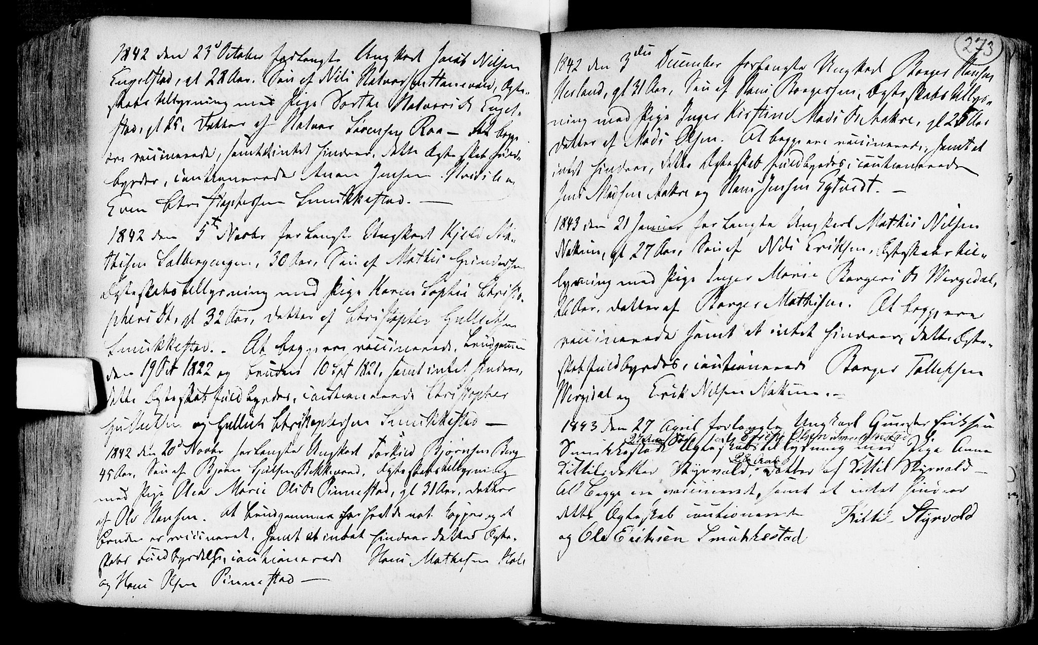 Lardal kirkebøker, SAKO/A-350/F/Fa/L0004: Parish register (official) no. i 4, 1733-1815, p. 273