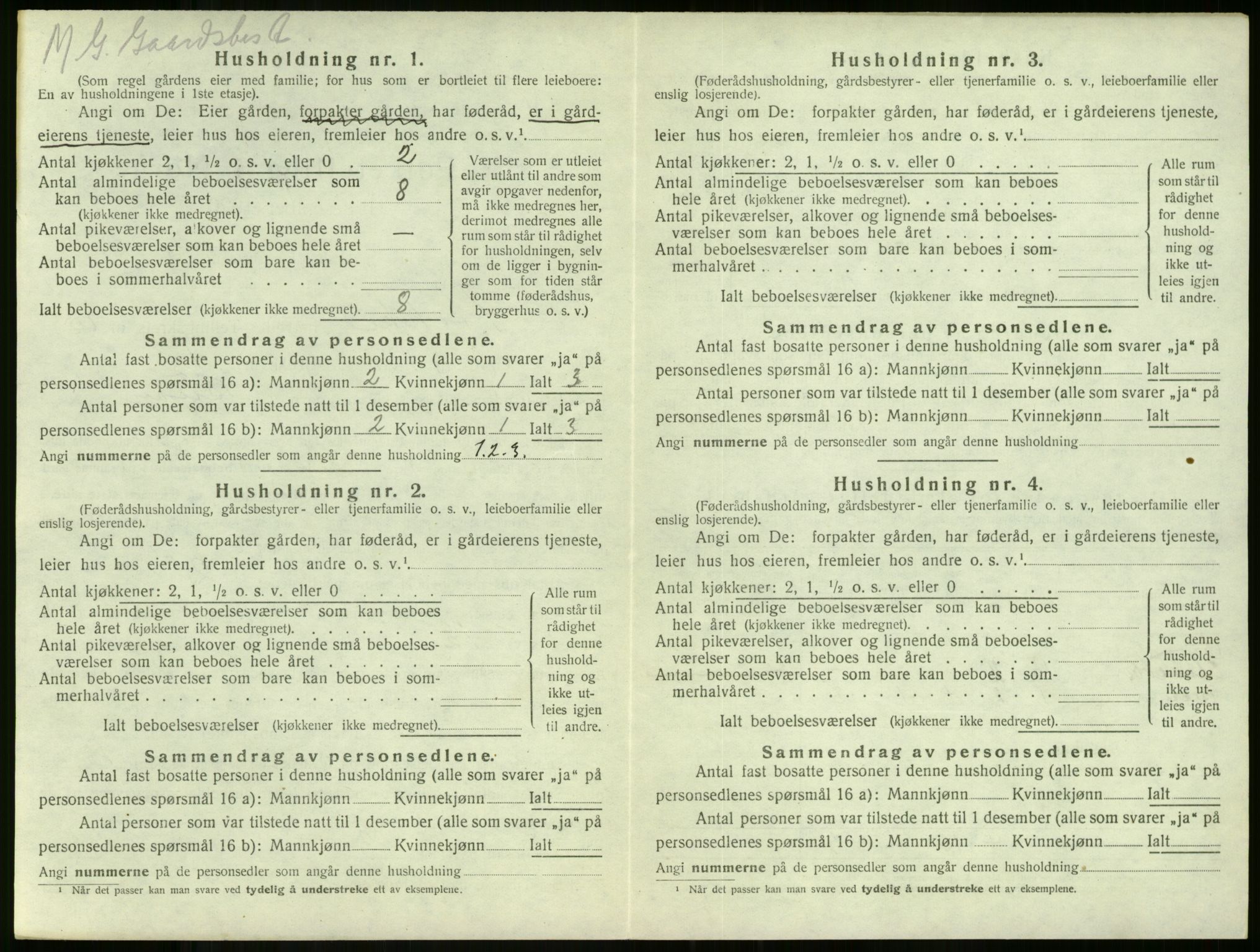 SAKO, 1920 census for Stokke, 1920, p. 1829