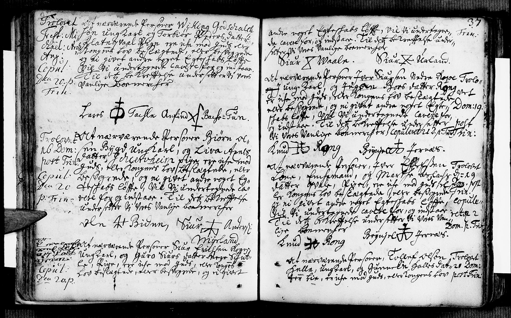 Voss sokneprestembete, AV/SAB-A-79001/H/Haa: Parish register (official) no. A 2, 1709-1730, p. 37