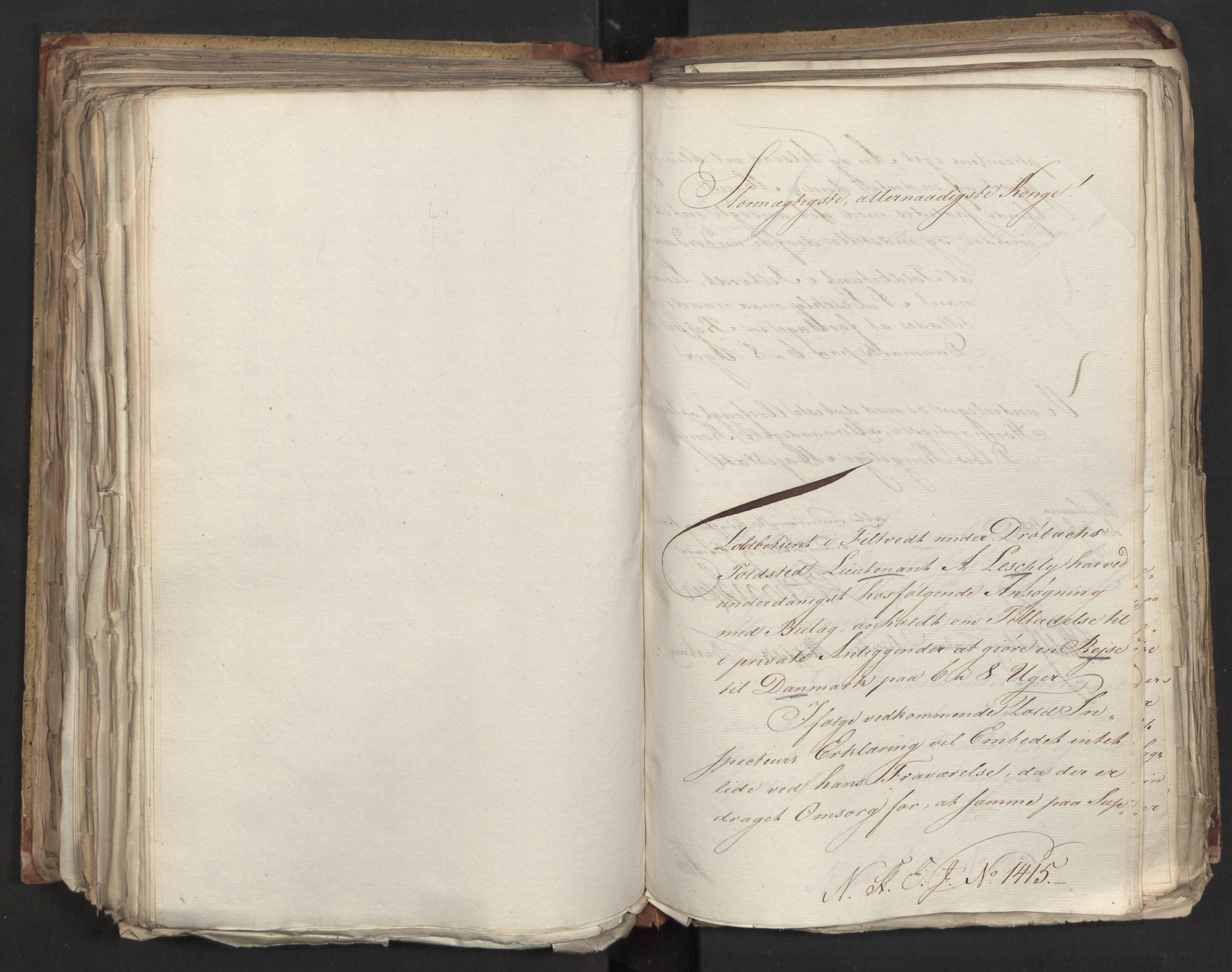 Statsrådsavdelingen i Stockholm, AV/RA-S-1003/D/Da/L0006: Regjeringsinnstillinger nr. 1247-1544, 1816, p. 323