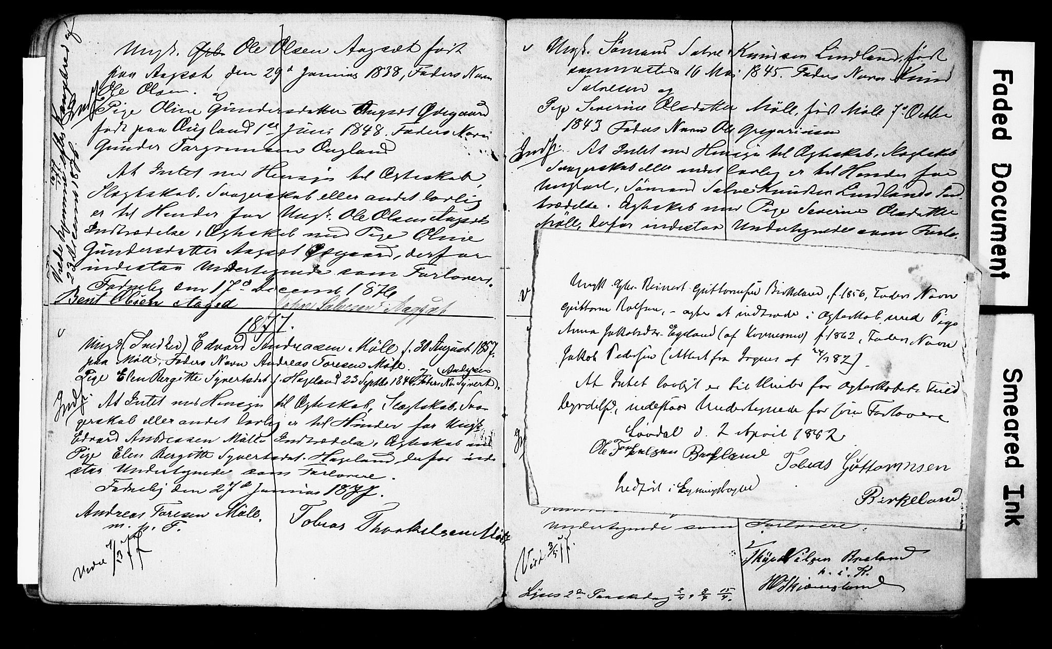 Holum sokneprestkontor, SAK/1111-0022/F/Fe/L0003: Banns register no. II 5 3, 1875-1891, p. 13