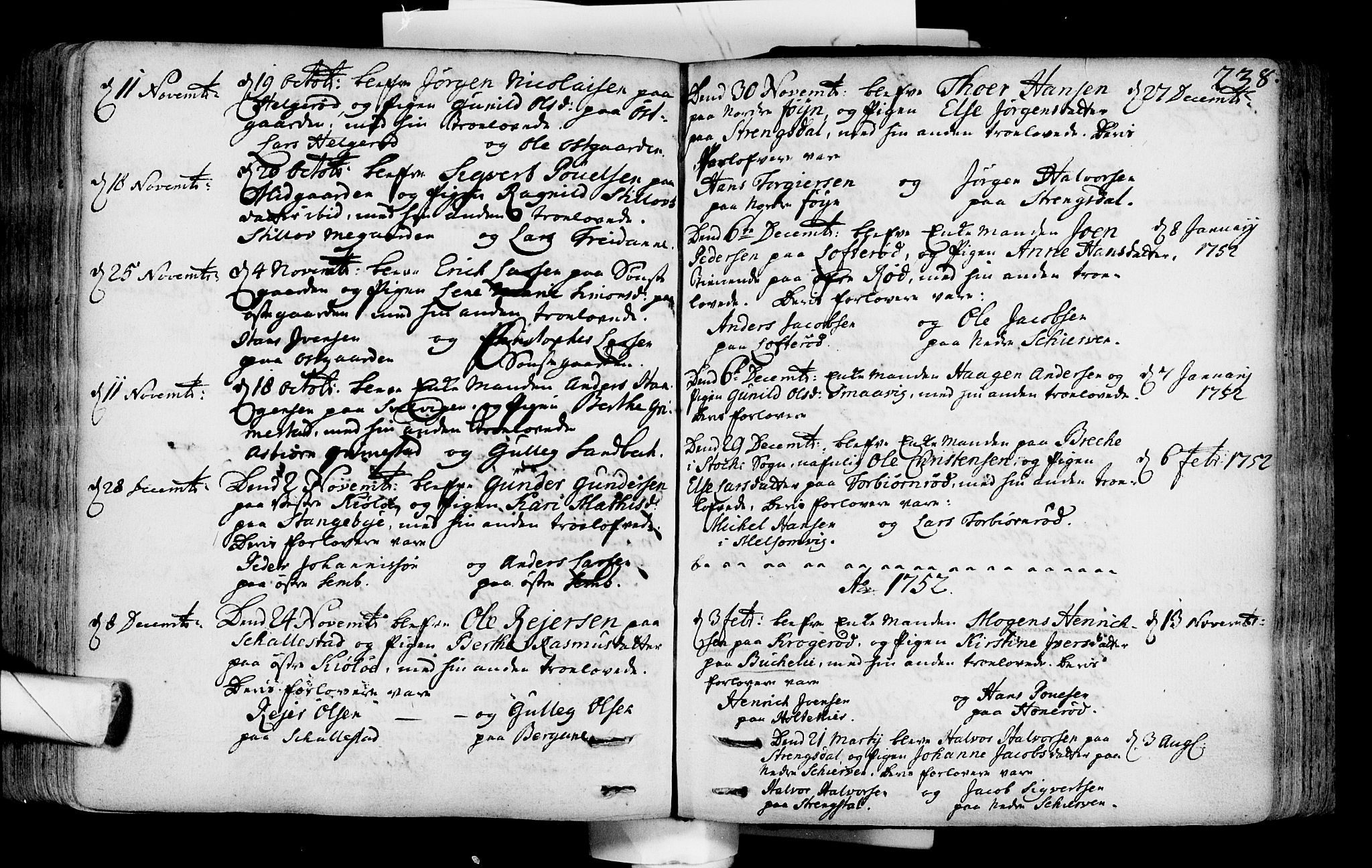 Nøtterøy kirkebøker, AV/SAKO-A-354/F/Fa/L0002: Parish register (official) no. I 2, 1738-1790, p. 238