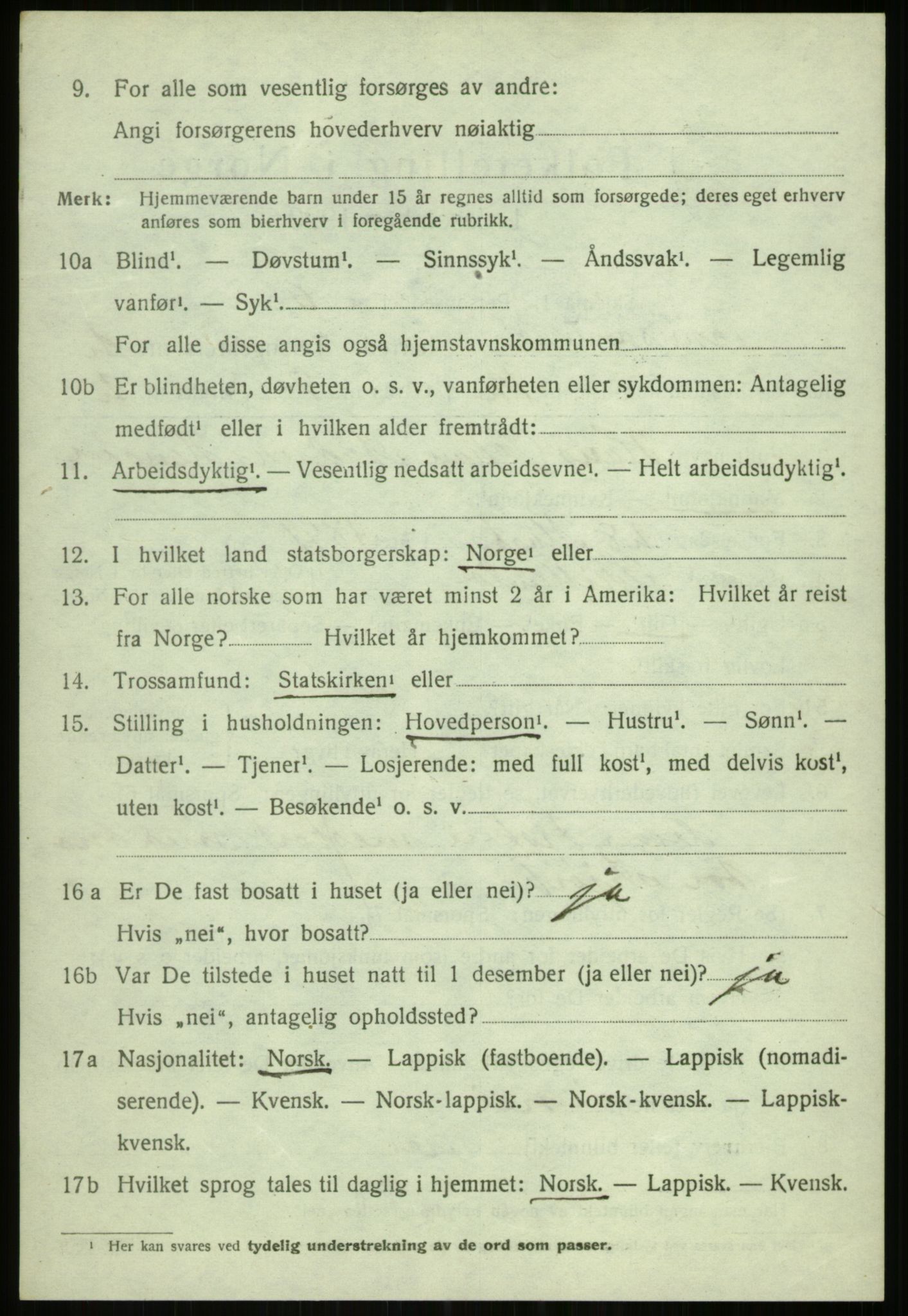 SATØ, 1920 census for Tromsøysund, 1920, p. 2533