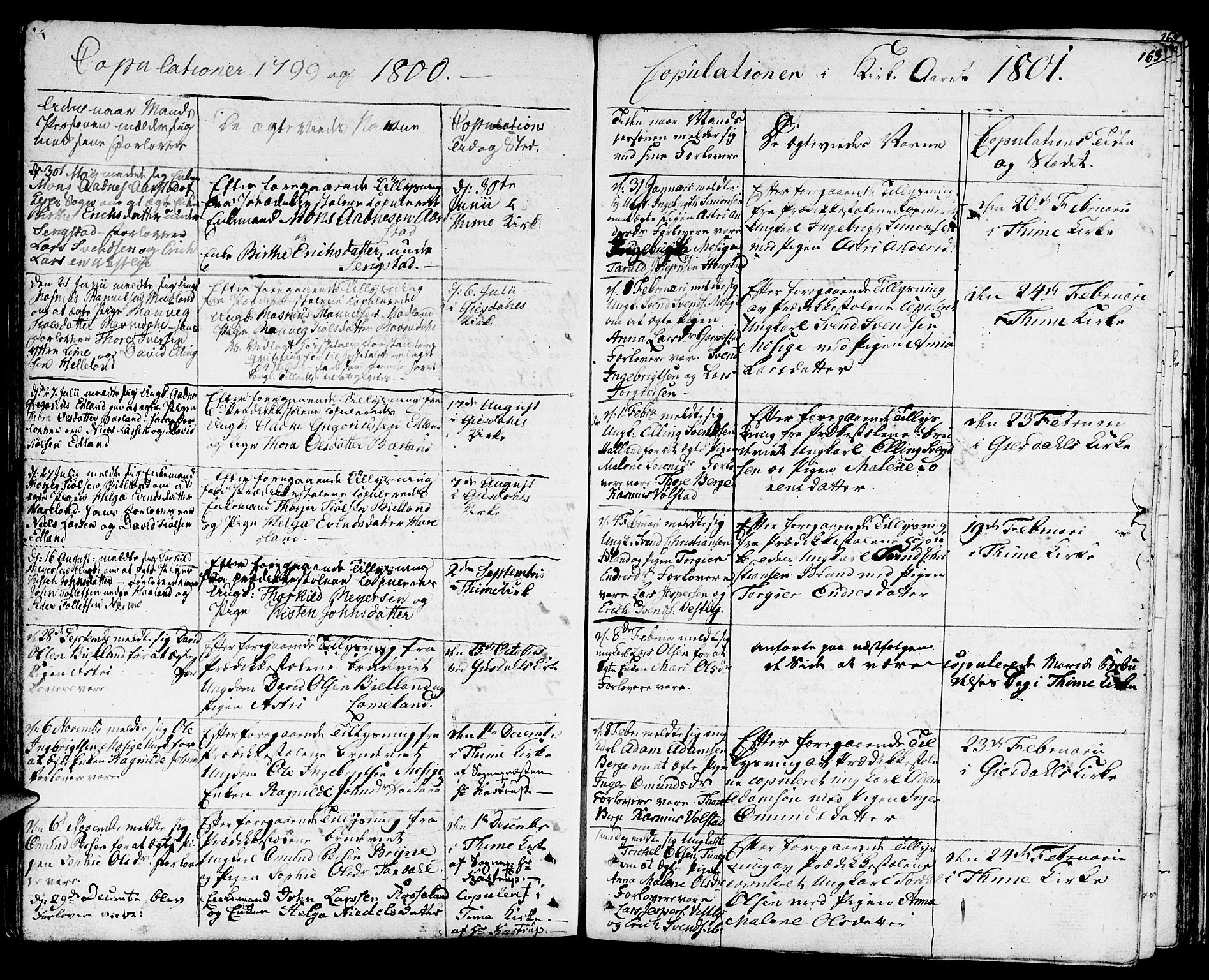 Lye sokneprestkontor, SAST/A-101794/001/30BA/L0002: Parish register (official) no. A 2, 1799-1817, p. 163