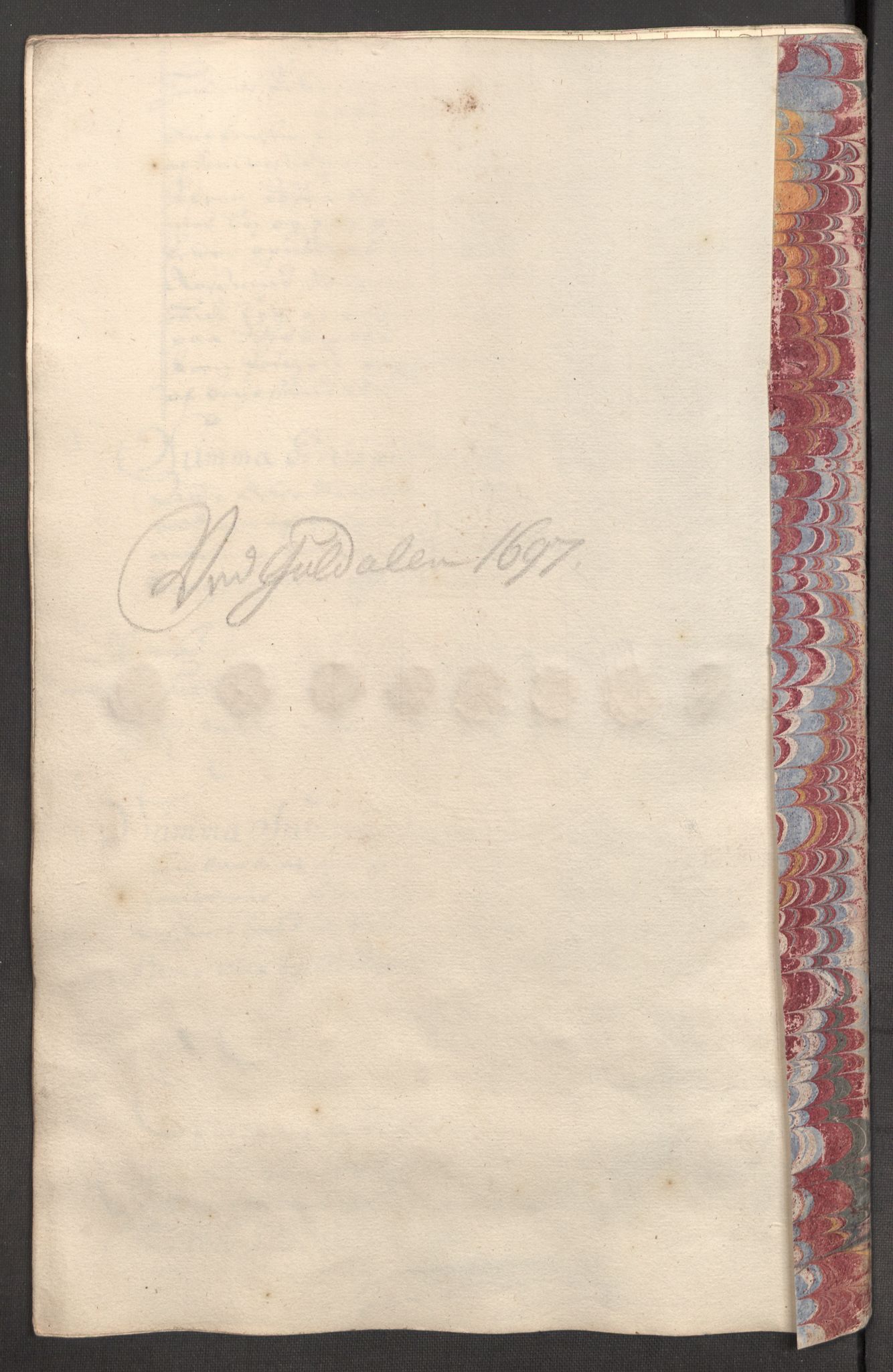 Rentekammeret inntil 1814, Reviderte regnskaper, Fogderegnskap, AV/RA-EA-4092/R60/L3947: Fogderegnskap Orkdal og Gauldal, 1697, p. 361