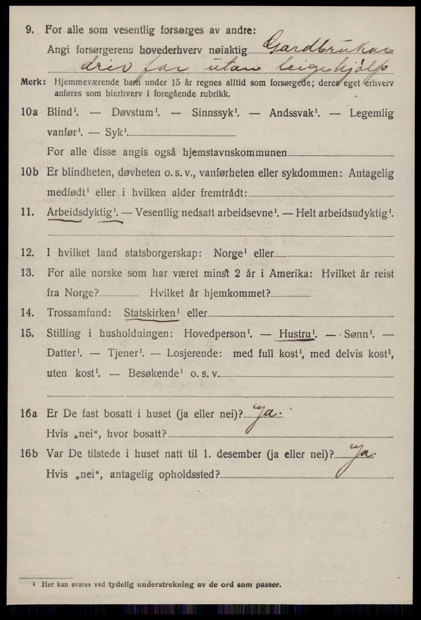 SAT, 1920 census for Haram, 1920, p. 5050