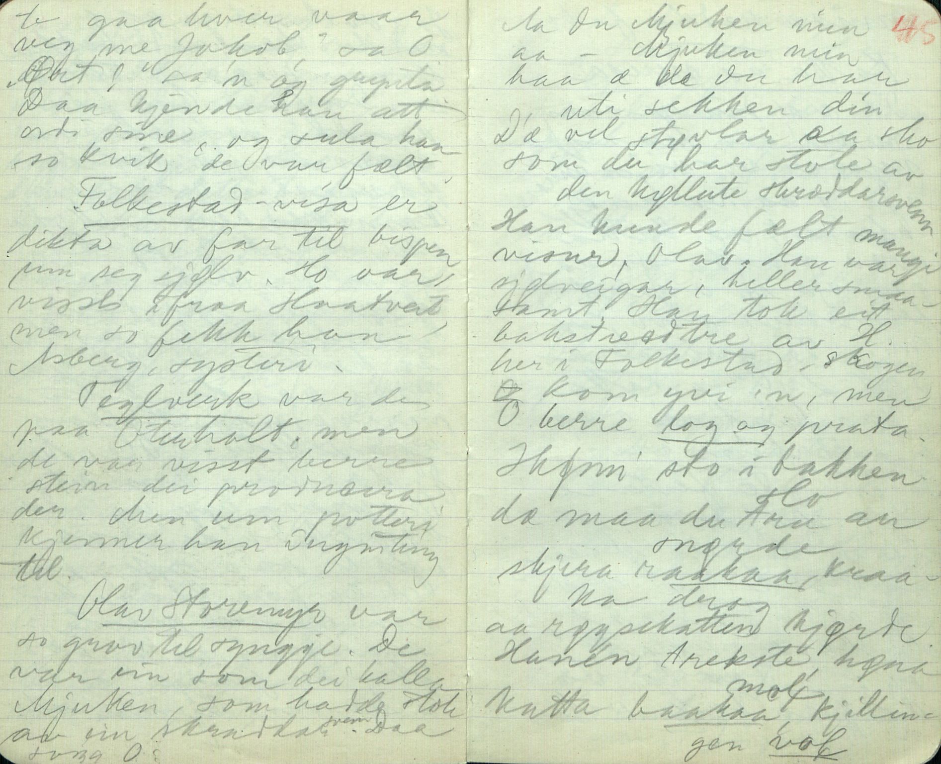 Rikard Berge, TEMU/TGM-A-1003/F/L0011/0003: 381-399 / 383 Oppskrifter frå Heddal, Bø, Sauherad, 1918-1919, p. 44-45