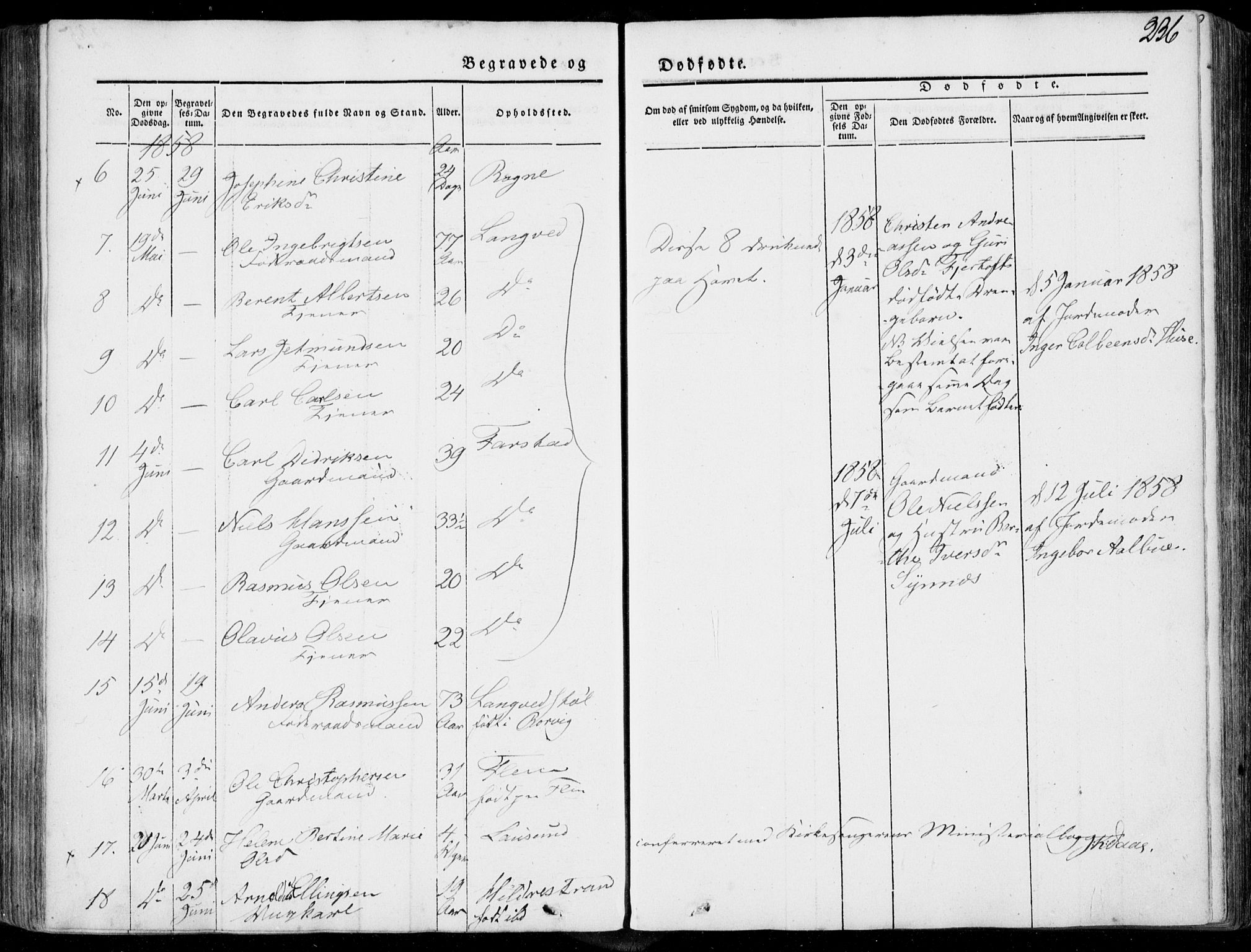 Ministerialprotokoller, klokkerbøker og fødselsregistre - Møre og Romsdal, AV/SAT-A-1454/536/L0497: Parish register (official) no. 536A06, 1845-1865, p. 236