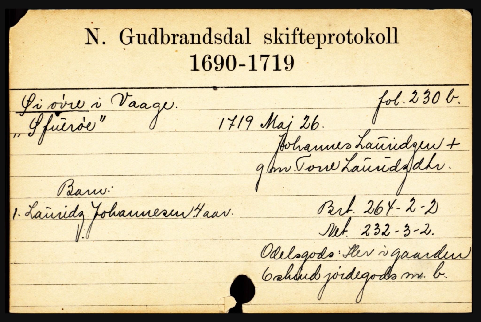 Nord-Gudbrandsdal tingrett, SAH/TING-002/J, 1658-1900, p. 15429