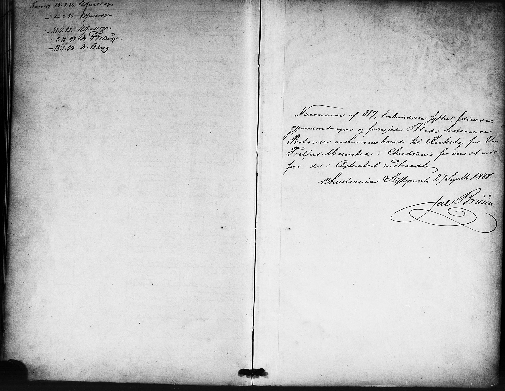 Oslo domkirke Kirkebøker, SAO/A-10752/F/Fa/L0032: Parish register (official) no. 32, 1885-1902