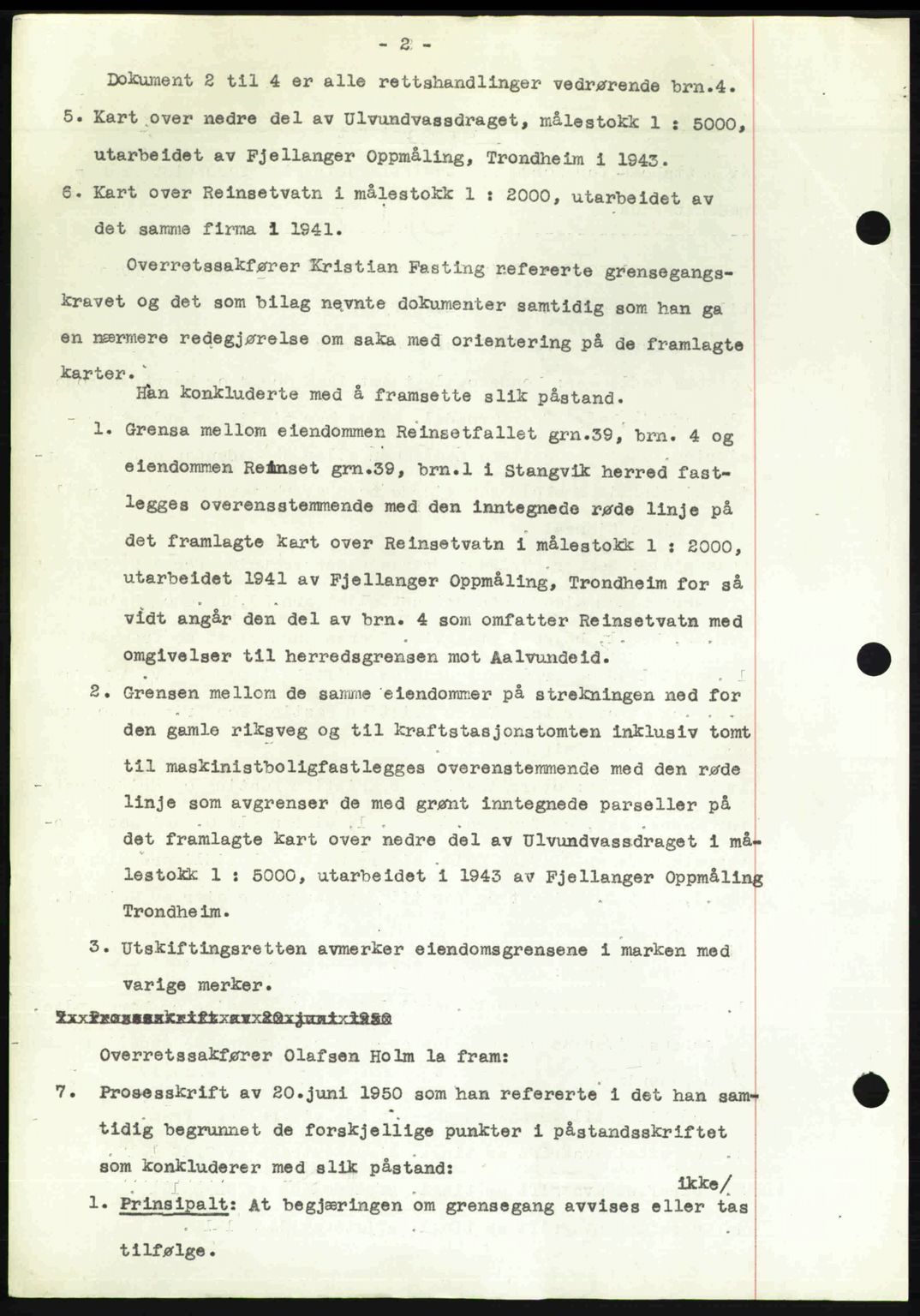 Nordmøre sorenskriveri, AV/SAT-A-4132/1/2/2Ca: Mortgage book no. A115, 1950-1950, Diary no: : 2219/1950