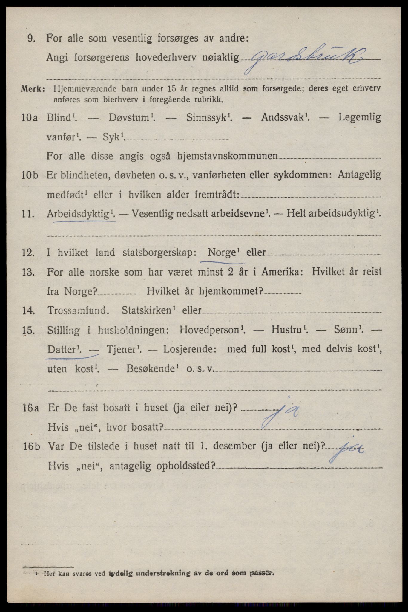 SAST, 1920 census for Mosterøy, 1920, p. 2555