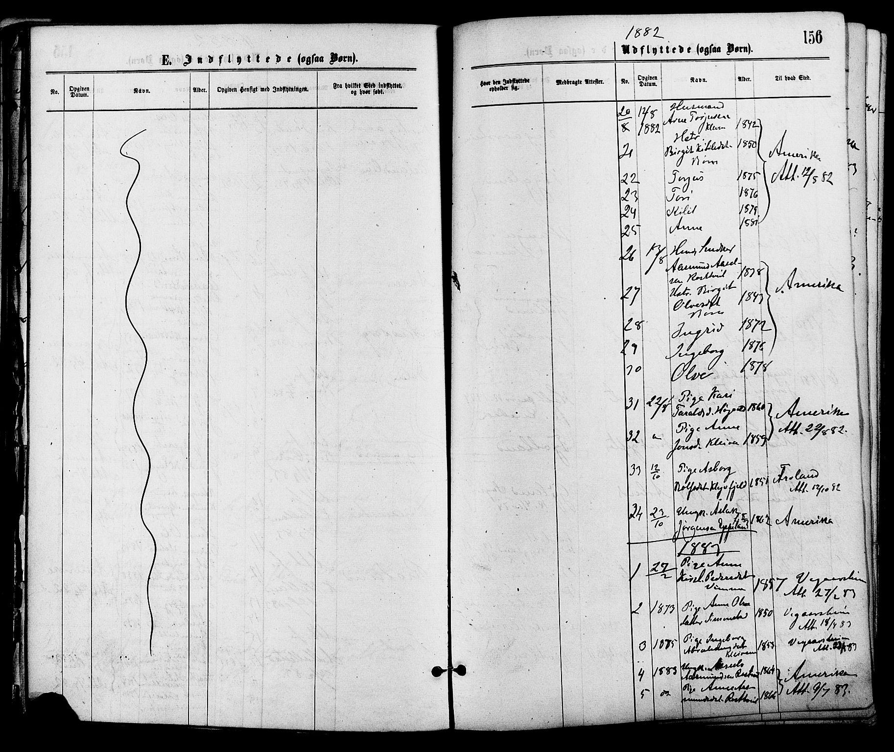 Åmli sokneprestkontor, AV/SAK-1111-0050/F/Fa/Fac/L0009: Parish register (official) no. A 9 /1, 1869-1884, p. 156