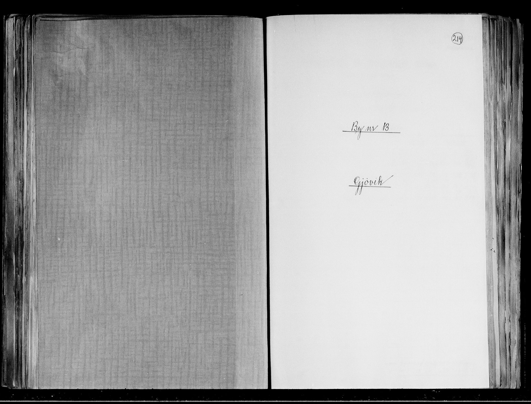 RA, 1891 census for 0502 Gjøvik, 1891, p. 1