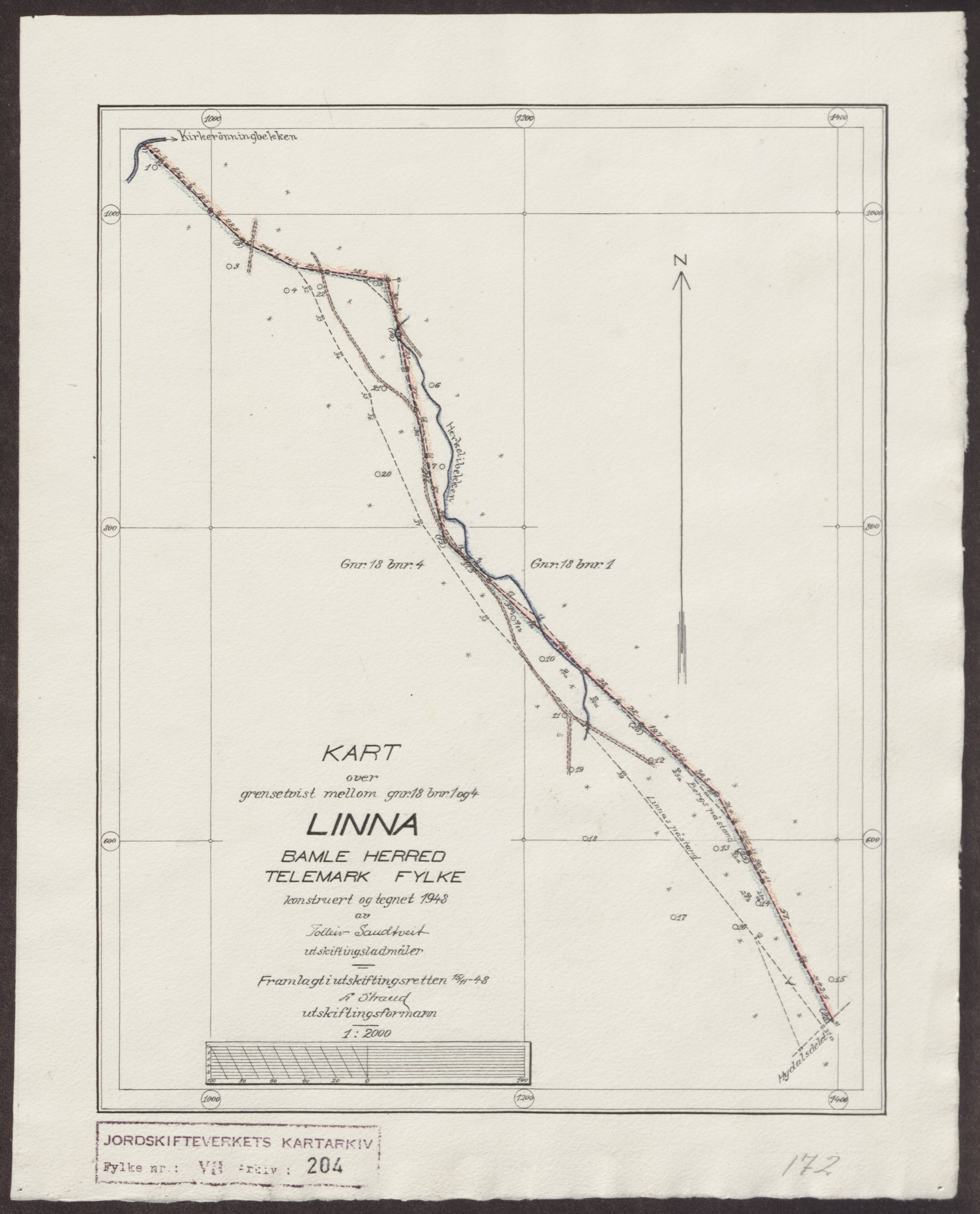 Jordskifteverkets kartarkiv, AV/RA-S-3929/T, 1859-1988, p. 261