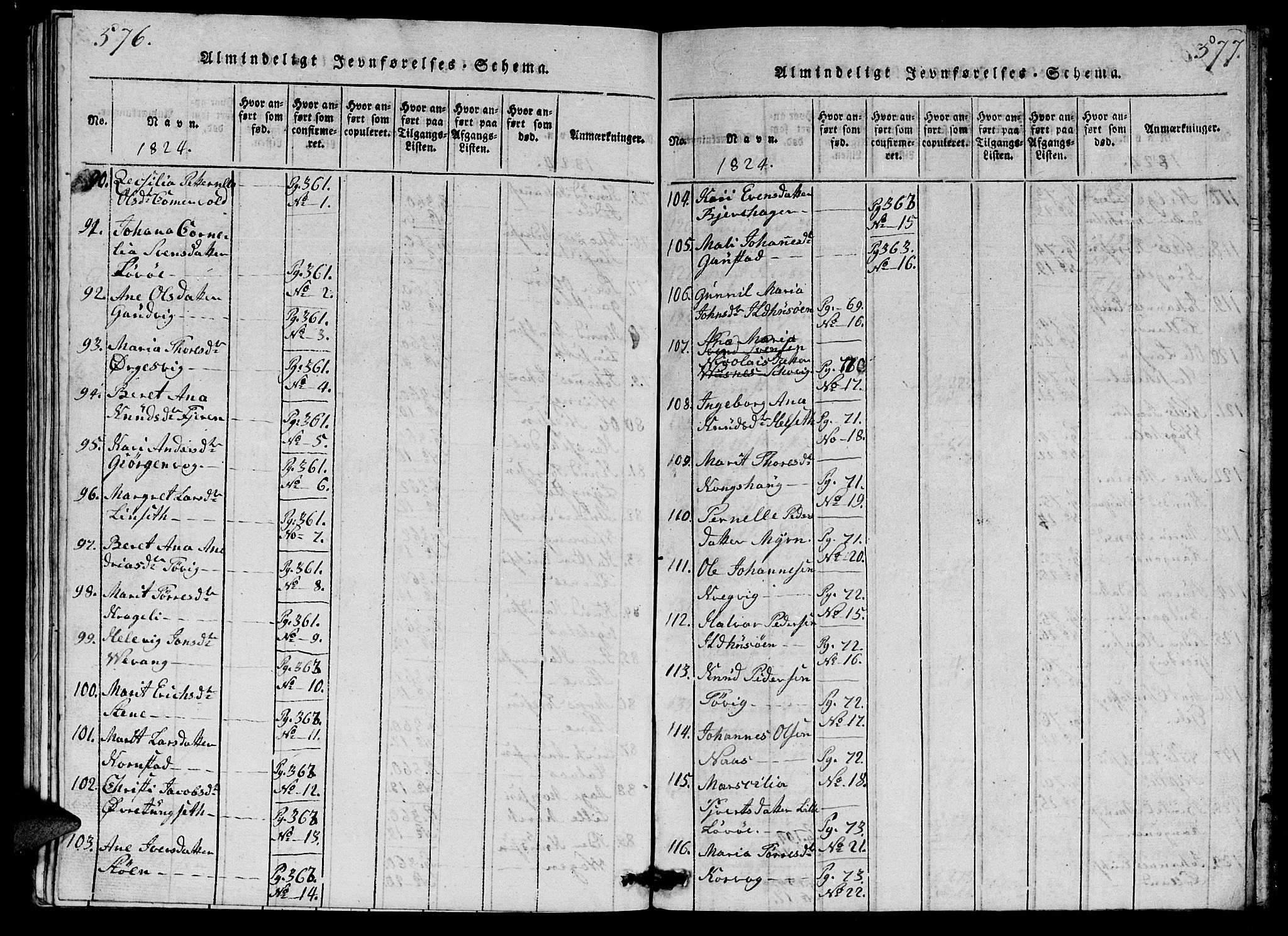 Ministerialprotokoller, klokkerbøker og fødselsregistre - Møre og Romsdal, SAT/A-1454/570/L0831: Parish register (official) no. 570A05, 1819-1829, p. 576-577
