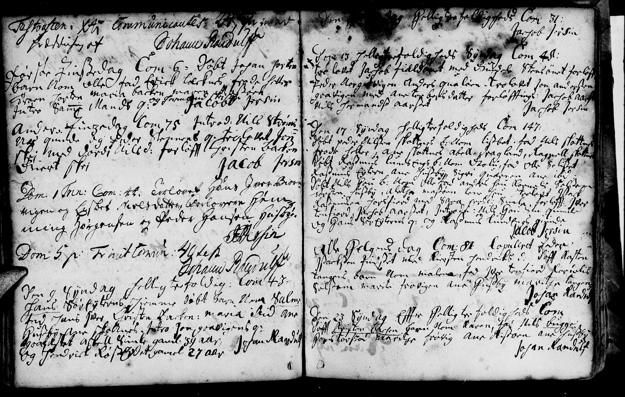 Ministerialprotokoller, klokkerbøker og fødselsregistre - Nord-Trøndelag, SAT/A-1458/788/L0694: Parish register (official) no. 788A01, 1710-1805