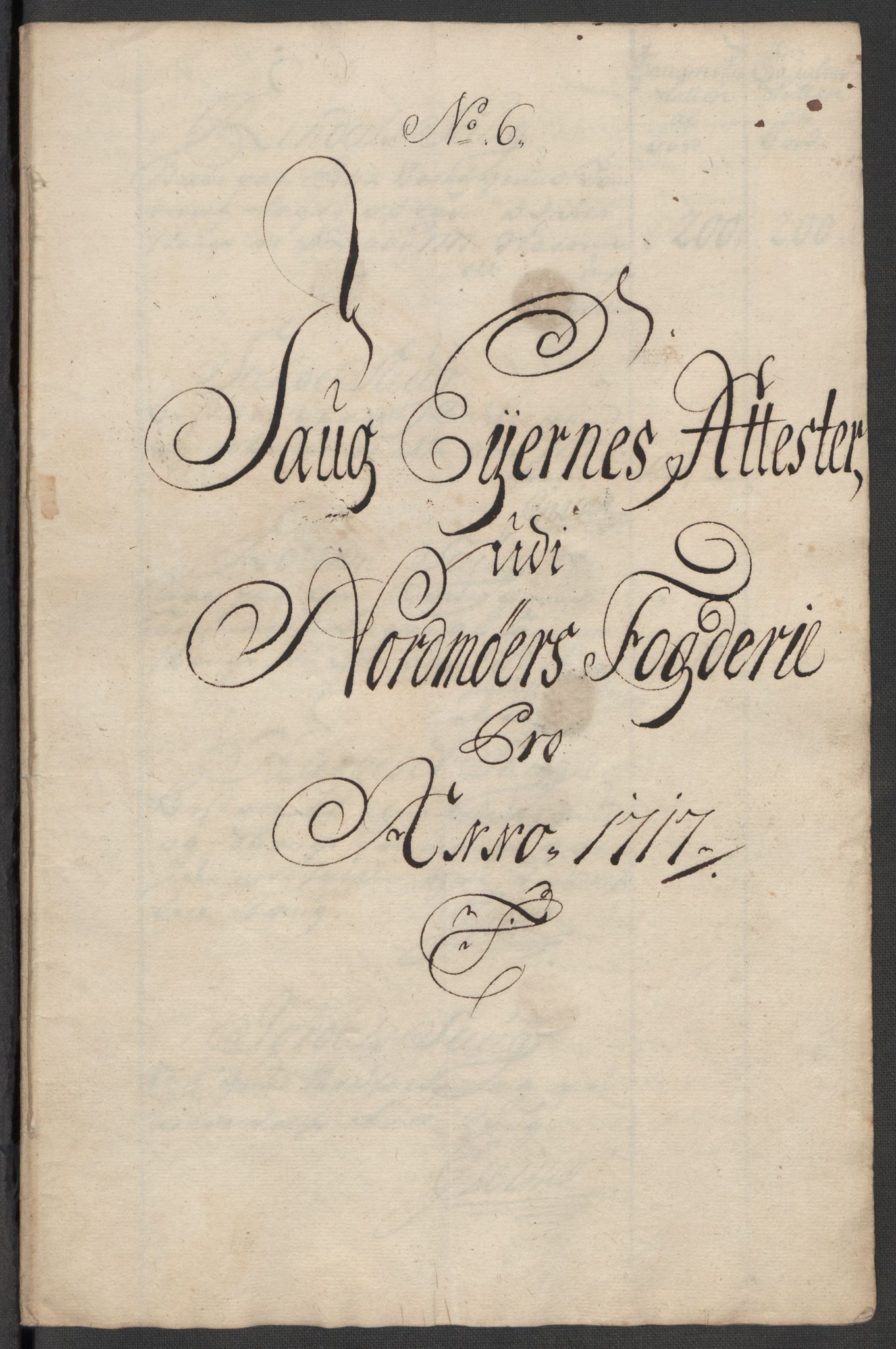 Rentekammeret inntil 1814, Reviderte regnskaper, Fogderegnskap, RA/EA-4092/R56/L3750: Fogderegnskap Nordmøre, 1717, p. 112