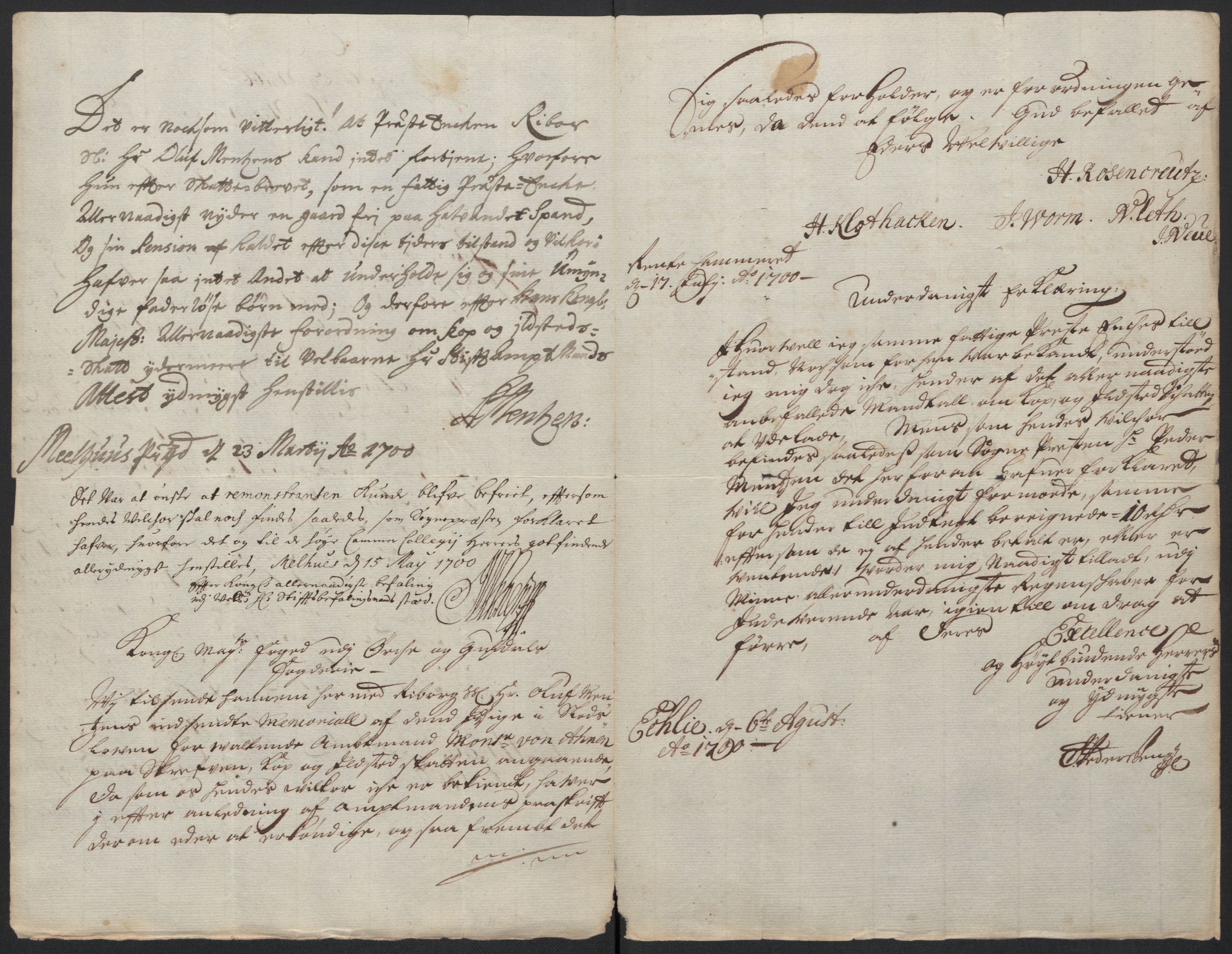 Rentekammeret inntil 1814, Reviderte regnskaper, Fogderegnskap, AV/RA-EA-4092/R60/L3950: Fogderegnskap Orkdal og Gauldal, 1700, p. 398