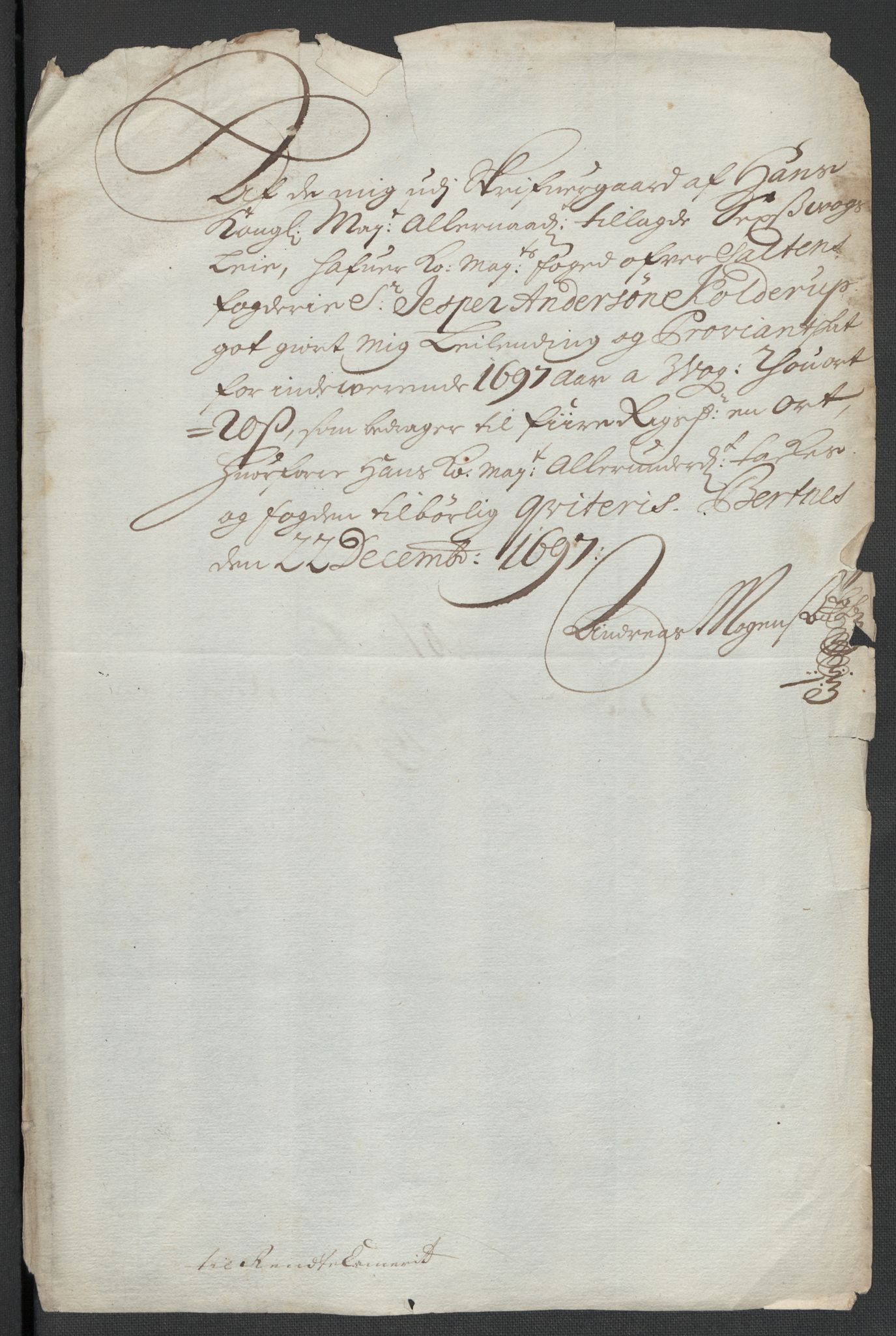 Rentekammeret inntil 1814, Reviderte regnskaper, Fogderegnskap, RA/EA-4092/R66/L4579: Fogderegnskap Salten, 1697-1700, p. 128