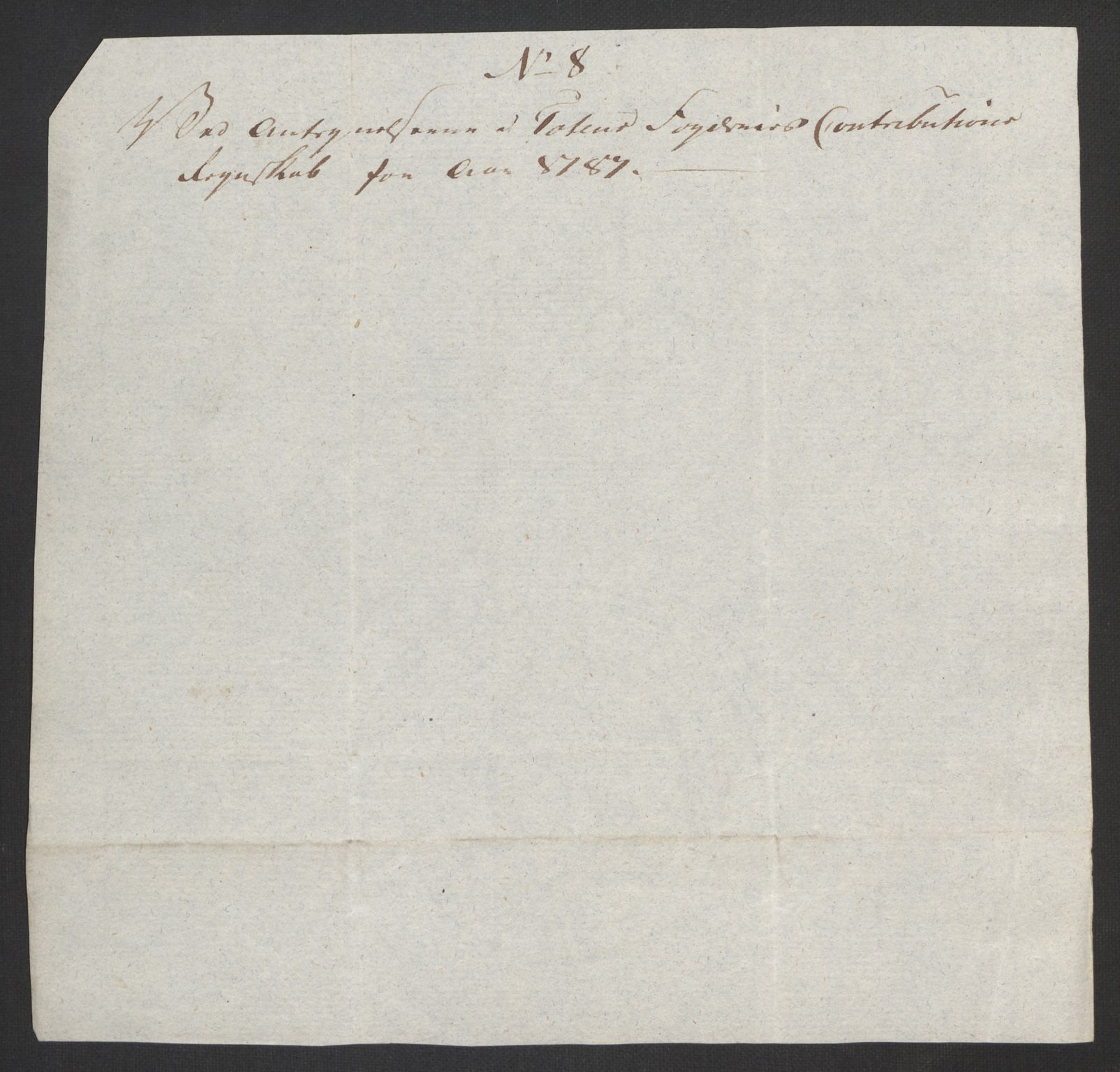 Rentekammeret inntil 1814, Reviderte regnskaper, Fogderegnskap, AV/RA-EA-4092/R19/L1374: Fogderegnskap Toten, Hadeland og Vardal, 1787, p. 524