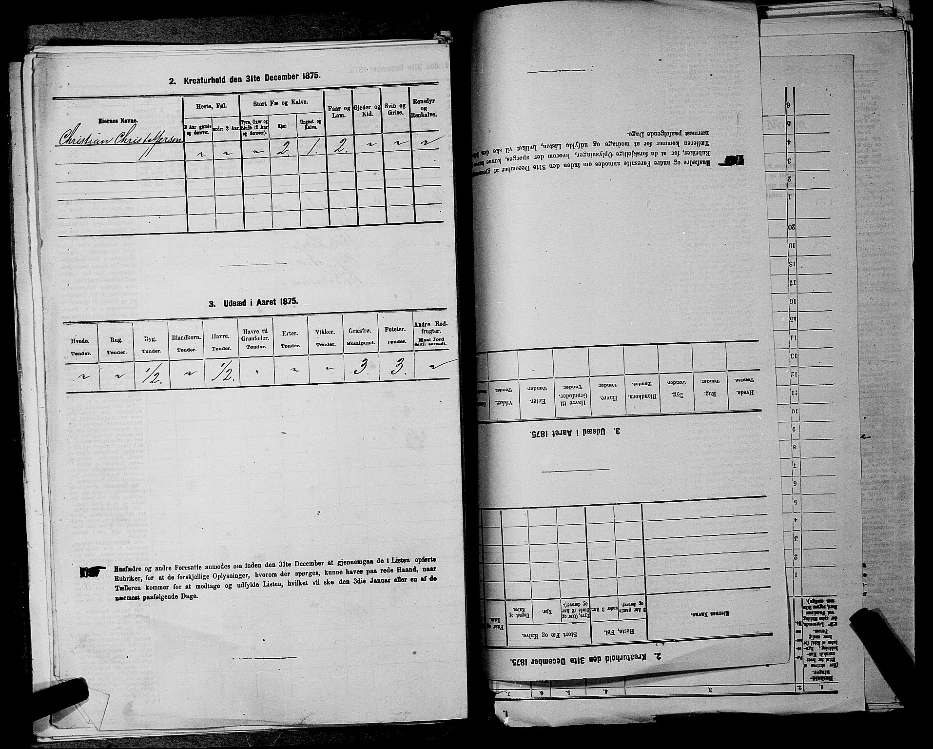 RA, 1875 census for 0233P Nittedal, 1875, p. 753