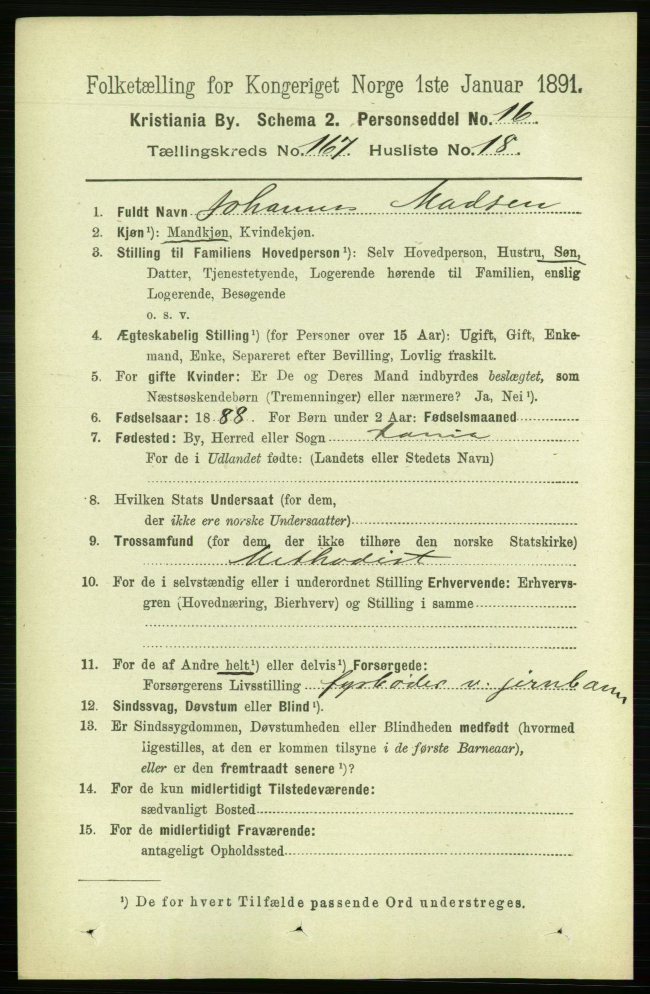 RA, 1891 census for 0301 Kristiania, 1891, p. 97711