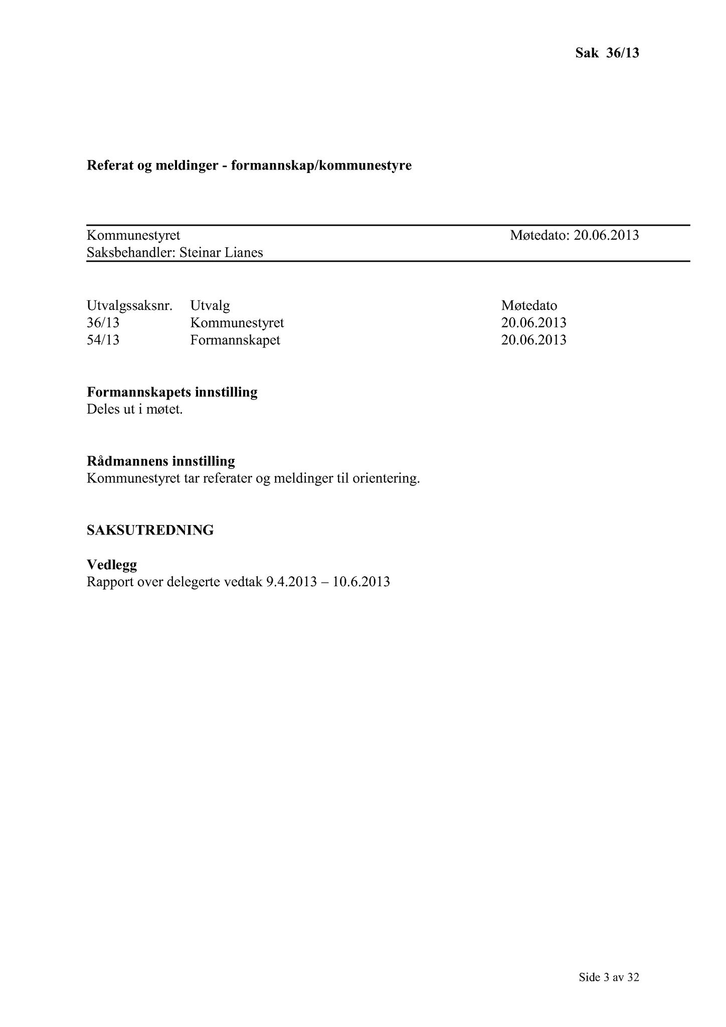 Klæbu Kommune, TRKO/KK/01-KS/L006: Kommunestyret - Møtedokumenter, 2013, p. 827