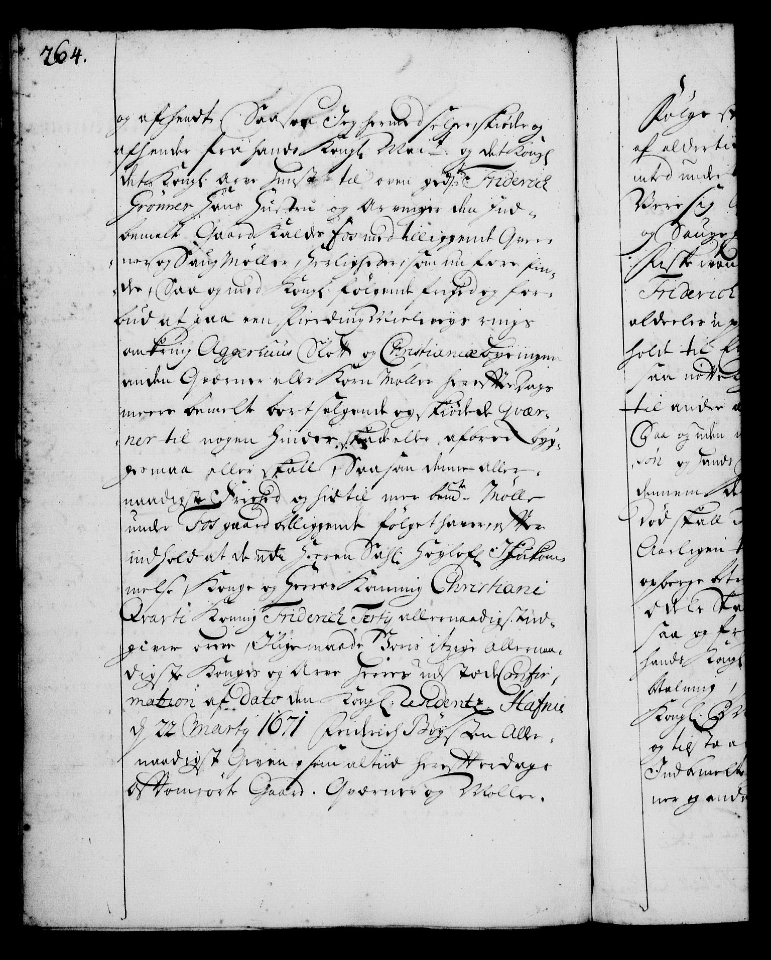 Rentekammeret, Kammerkanselliet, RA/EA-3111/G/Gg/Gga/L0001: Norsk ekspedisjonsprotokoll med register (merket RK 53.1), 1720-1723, p. 264